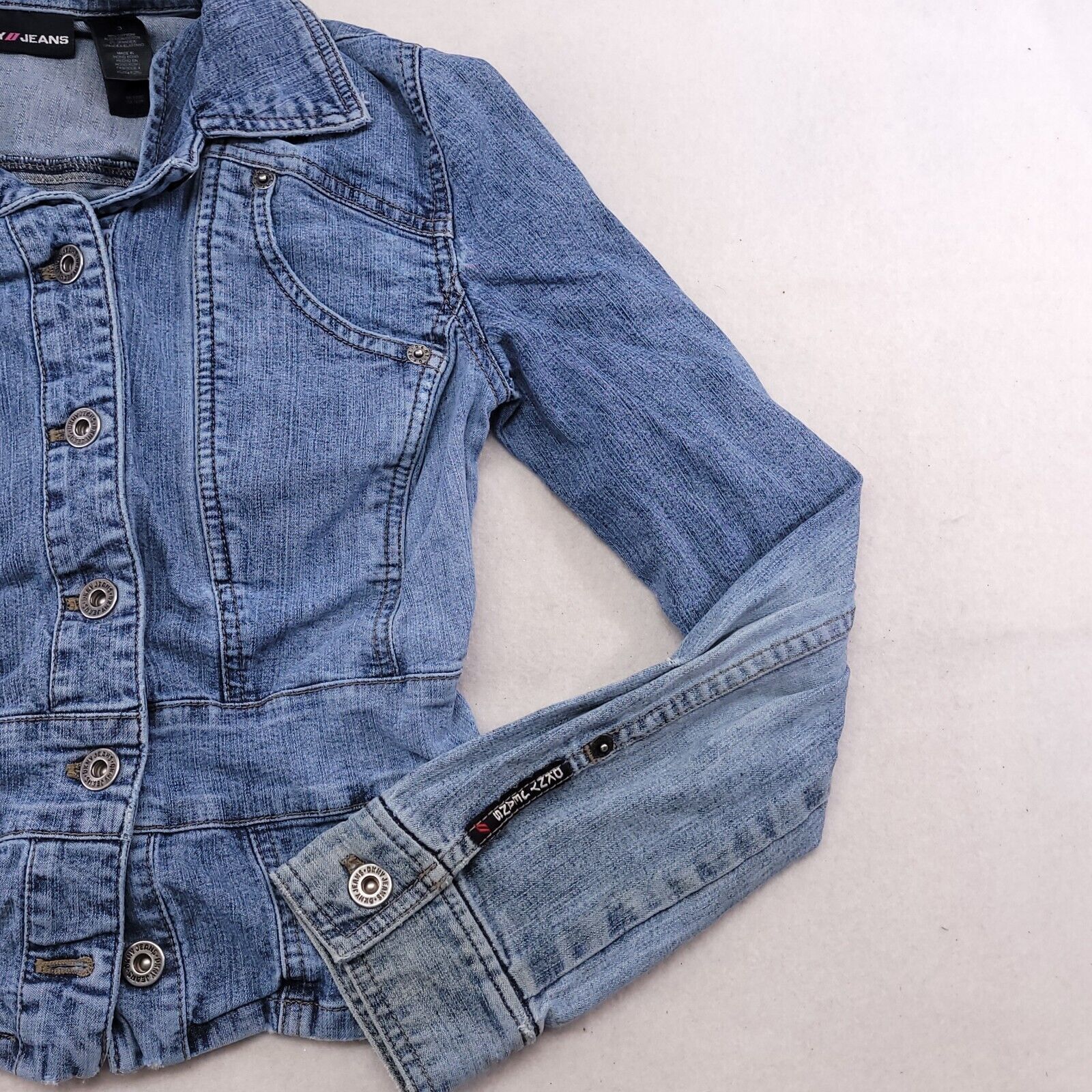 DKNY DKNY Jeans Casual Denim Long Sleeve Jacket Women Size 3 Blue Size S / US 4 / IT 40 - 6 Thumbnail