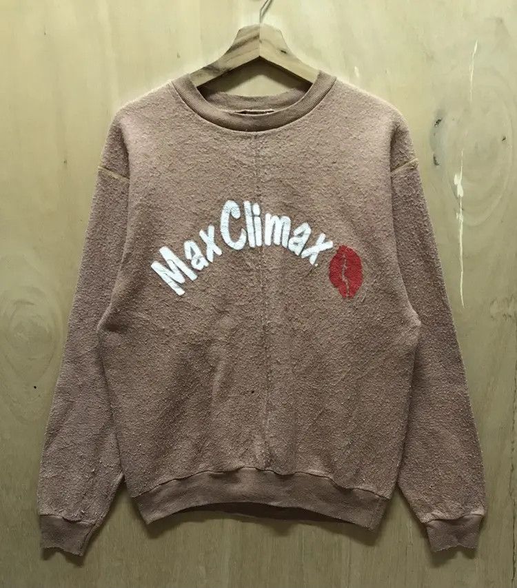 Vintage Vintage 80's Max Climax Fleece Sweatshirts Size US M / EU 48-50 / 2 - 1 Thumbnail