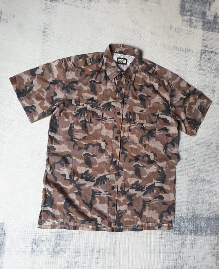 Japanese Brand 💥PPFM Camo Japanese brand button up shirt Size US L / EU 52-54 / 3 - 3 Thumbnail