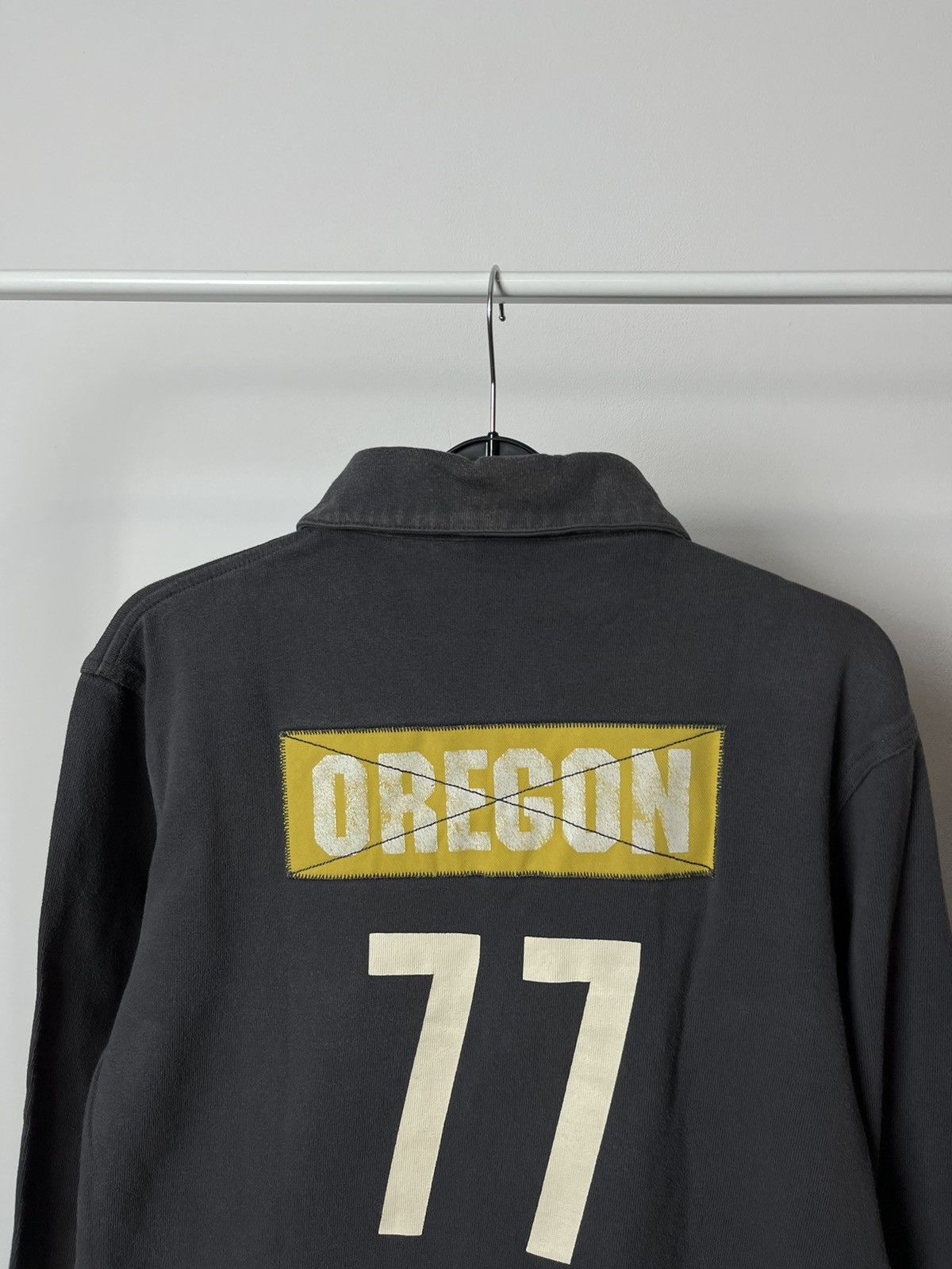 Nike × Vintage #77 Vintage 90s Nike Oregon Athletics West Longsleeve Rugby Size US M / EU 48-50 / 2 - 9 Thumbnail