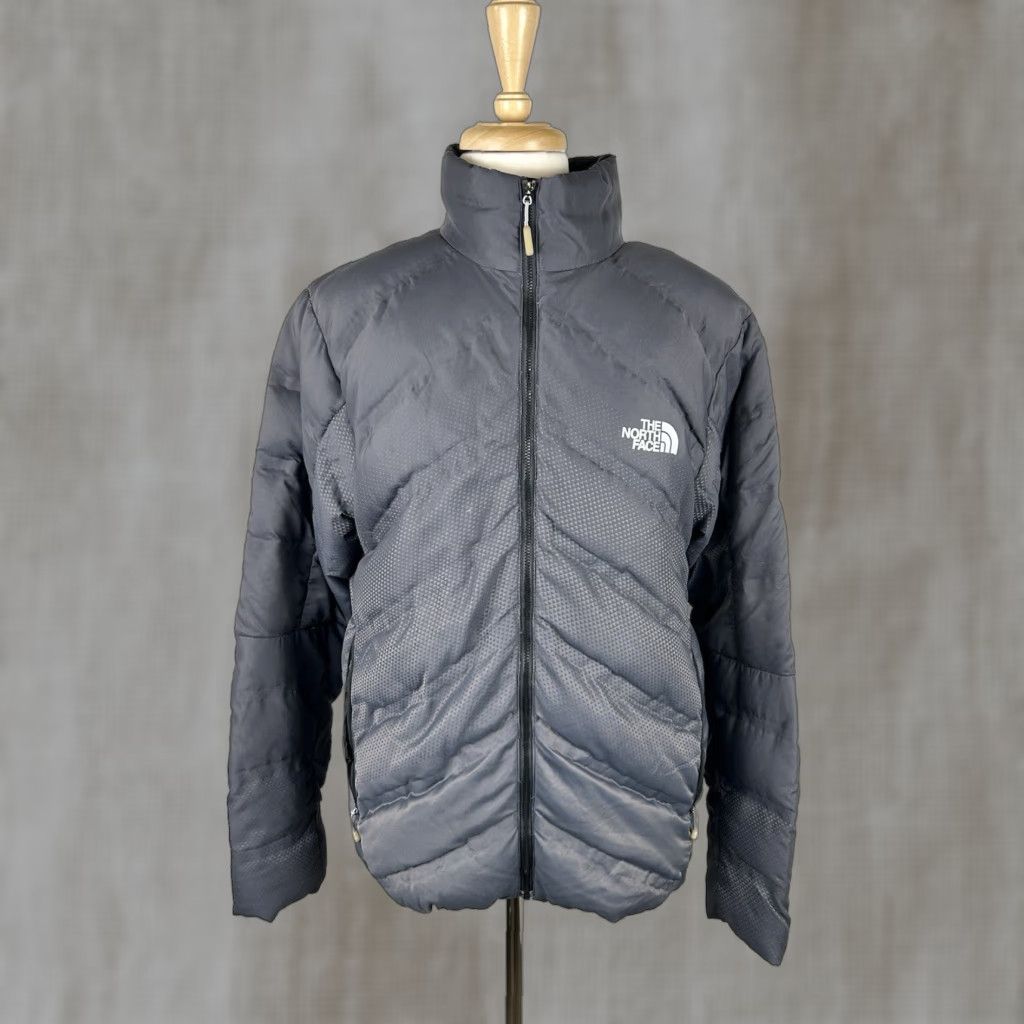 The North Face The North Face Jacket Mens M Gray 700 Insulated Puffer Full Zip Geometric Pattern Geo Size US M / EU 48-50 / 2 - 1 Thumbnail