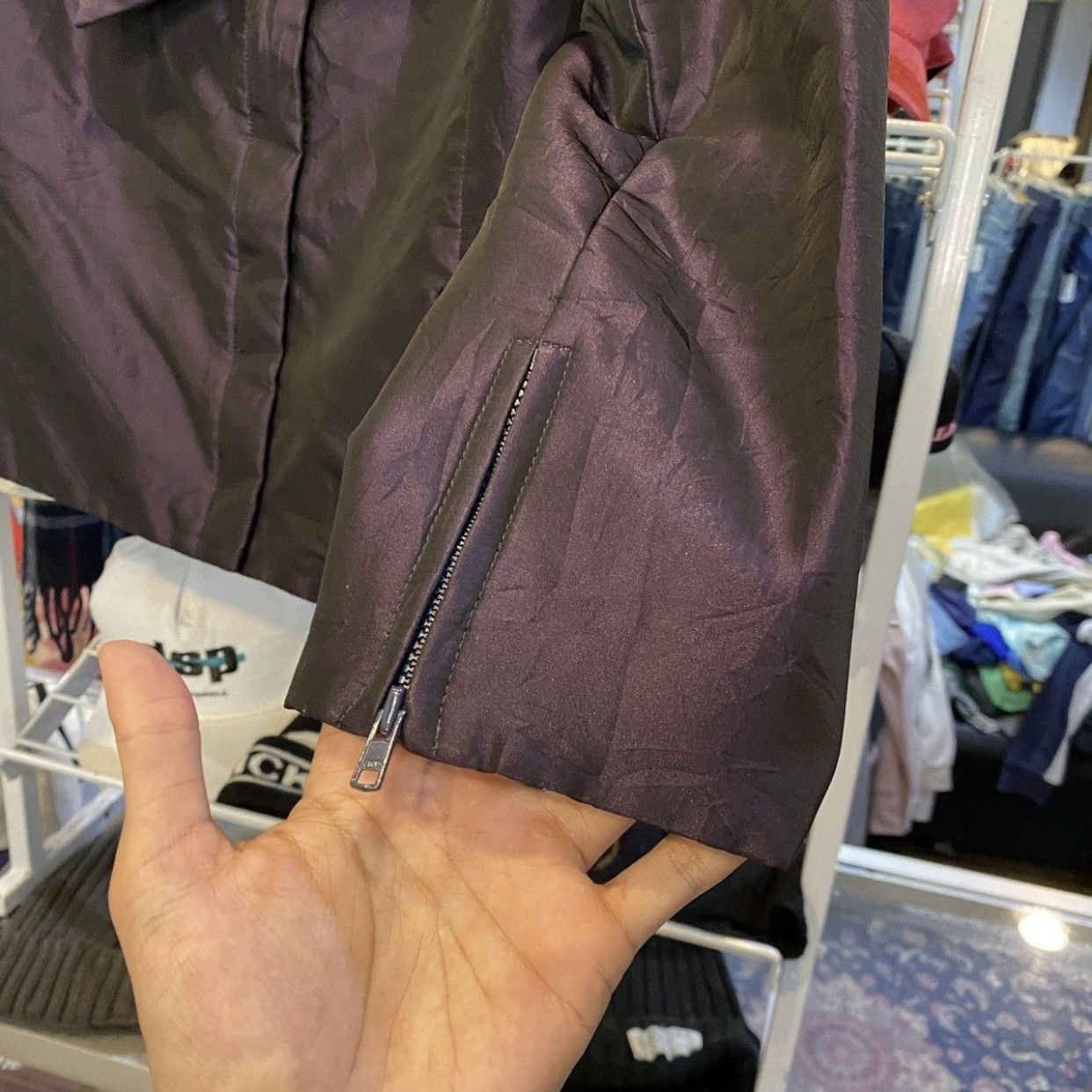 Nina Ricci Nina Ricci Boutique Avant-Garde Draped Collar Tech Jacket Size S / US 4 / IT 40 - 9 Thumbnail