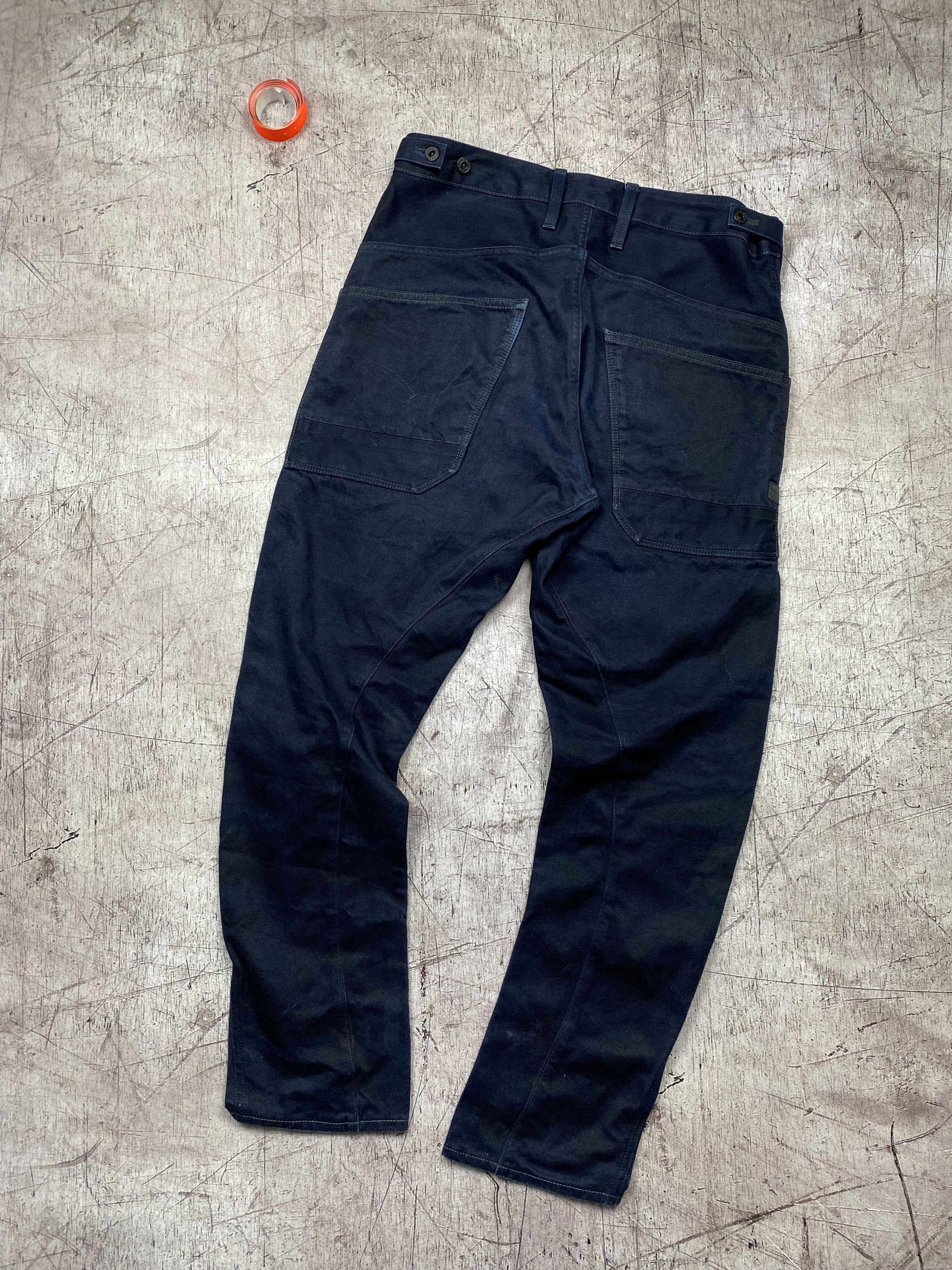 G-Star G Star Raw Vintage Mens 3D Loose Tapered Denim Pants Size US 30 / EU 46 - 6 Thumbnail
