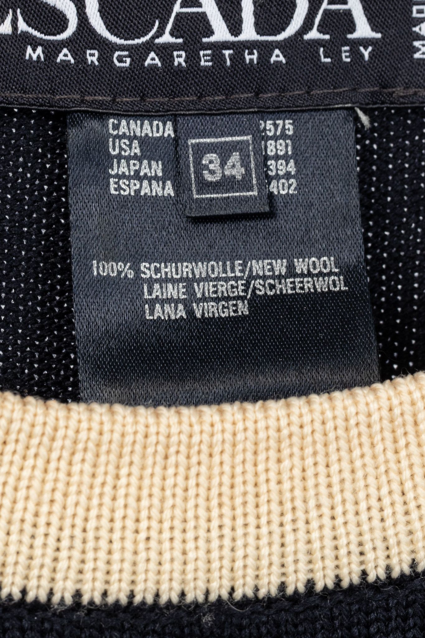 Escada Escada by Margaretha Ley Wool-Knit Piped Sweater & Skirt Set Size S / US 4 / IT 40 - 8 Thumbnail