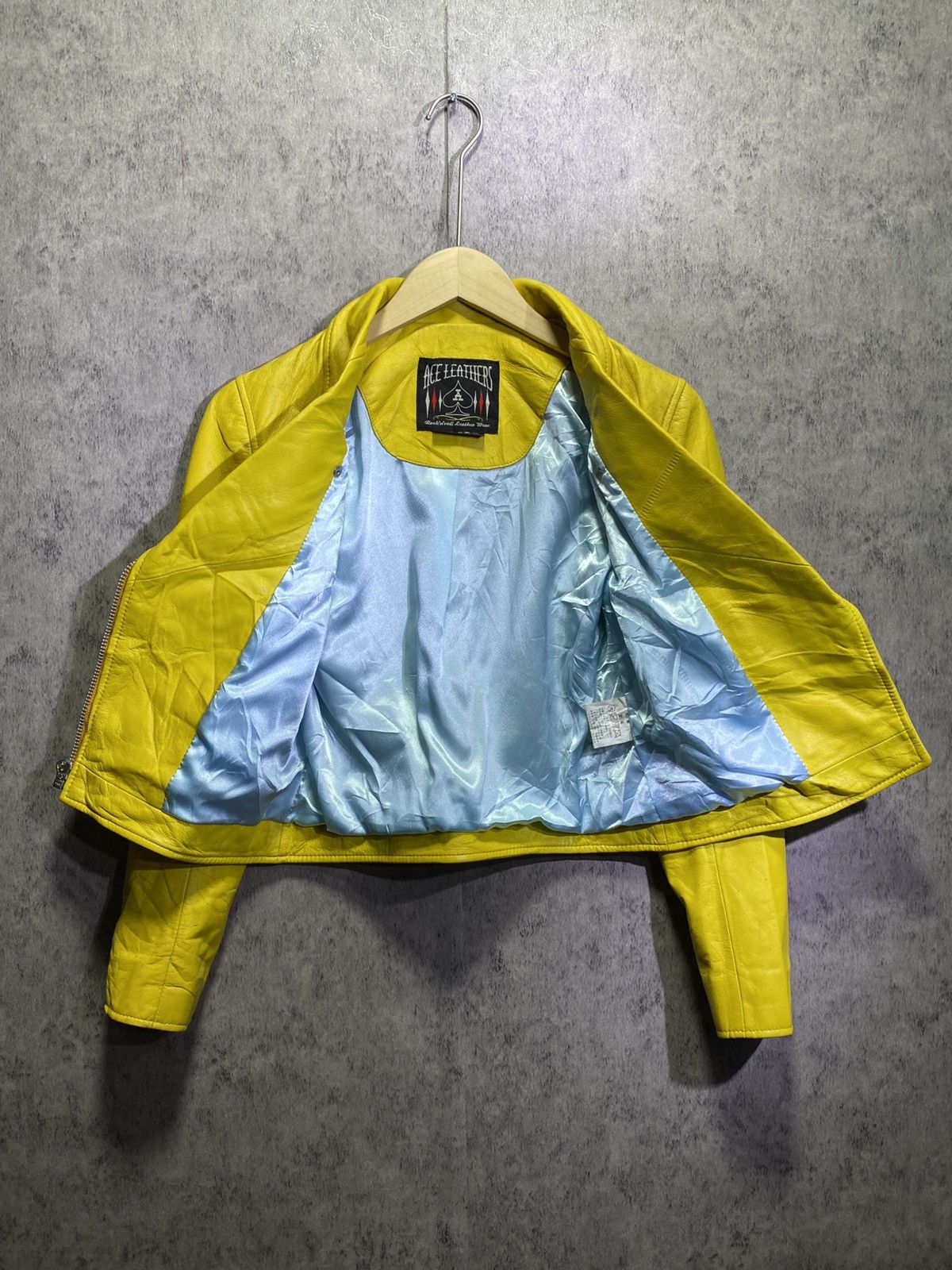 If Six Was Nine × Japanese Brand × Le Grande Bleu (L.G.B.) ACE LEATHER JACKET DOUBLE COLLAR Size US XS / EU 42 / 0 - 2 Thumbnail