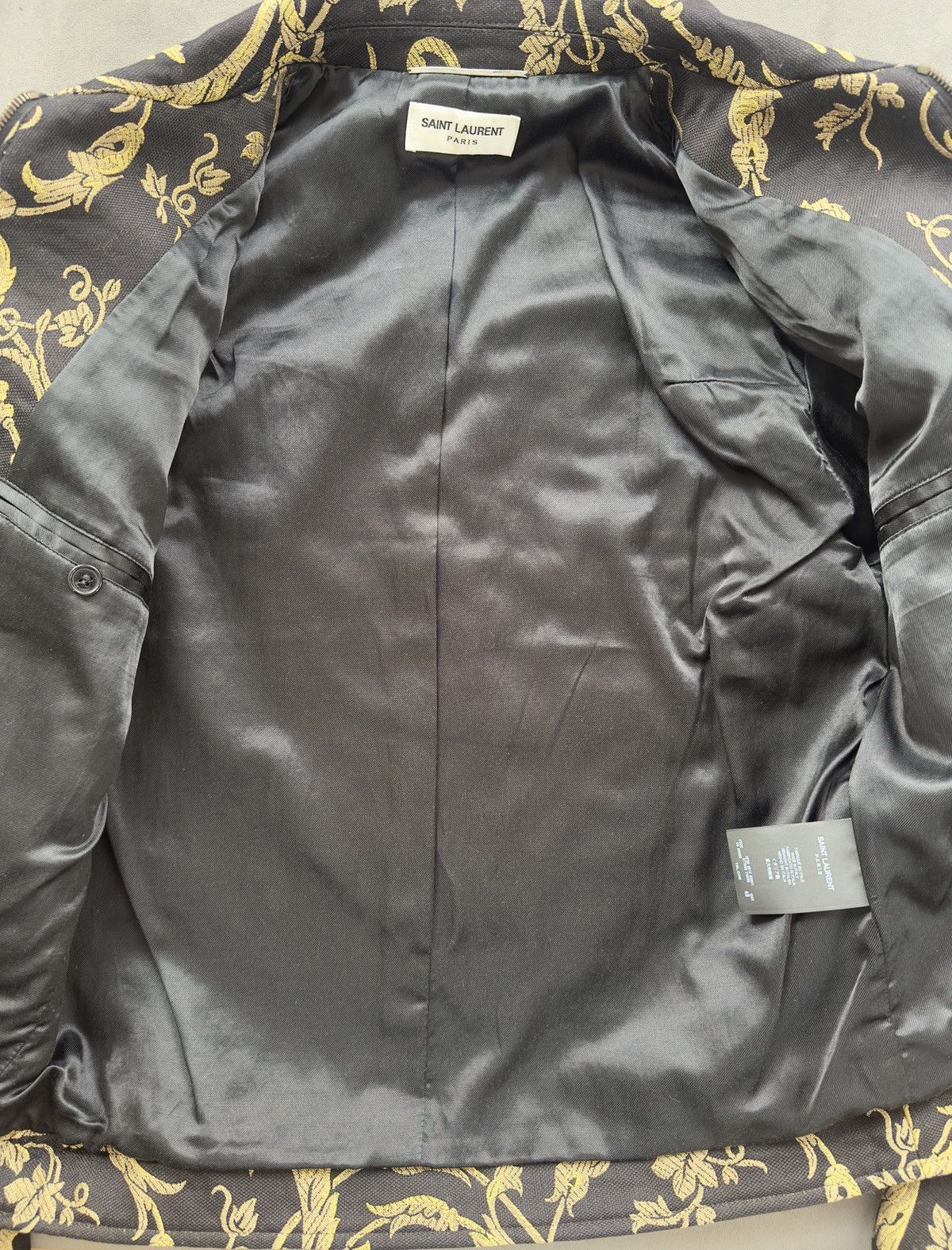 Hedi Slimane × Saint Laurent Paris Saint Laurent Dragon Embroidery Jacket Size US M / EU 48-50 / 2 - 3 Thumbnail