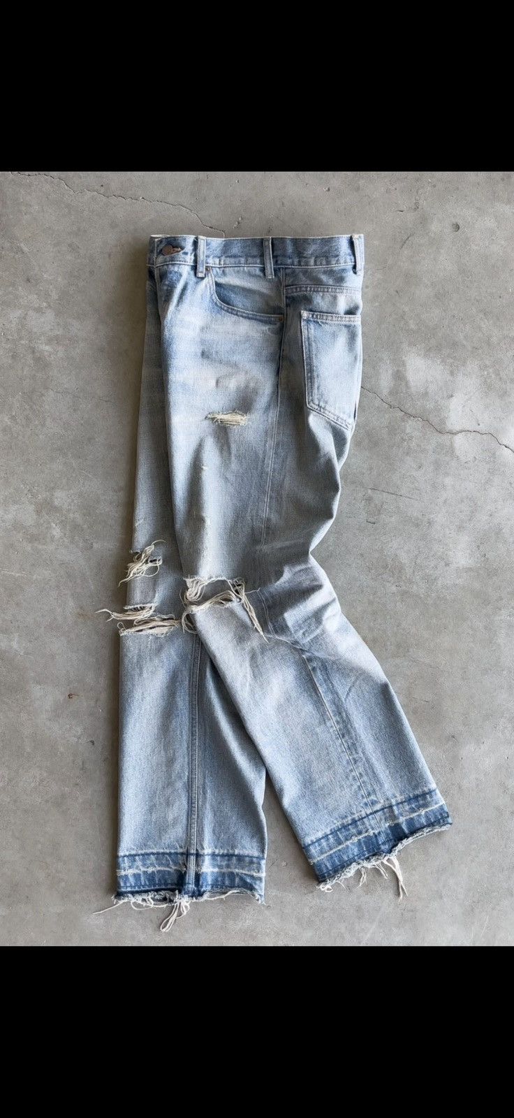 Bravest Studios Trashed Baggy Denim Size US 32 / EU 48 - 6 Thumbnail
