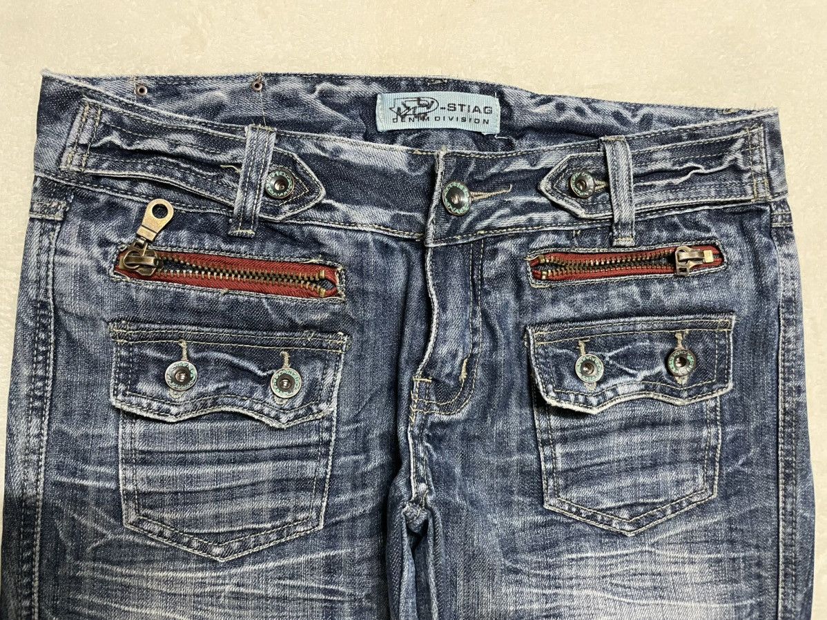 Japanese Brand Vintage D-STIAG Mudwash Bushpants Denim Jeans Size US 33 - 6 Thumbnail