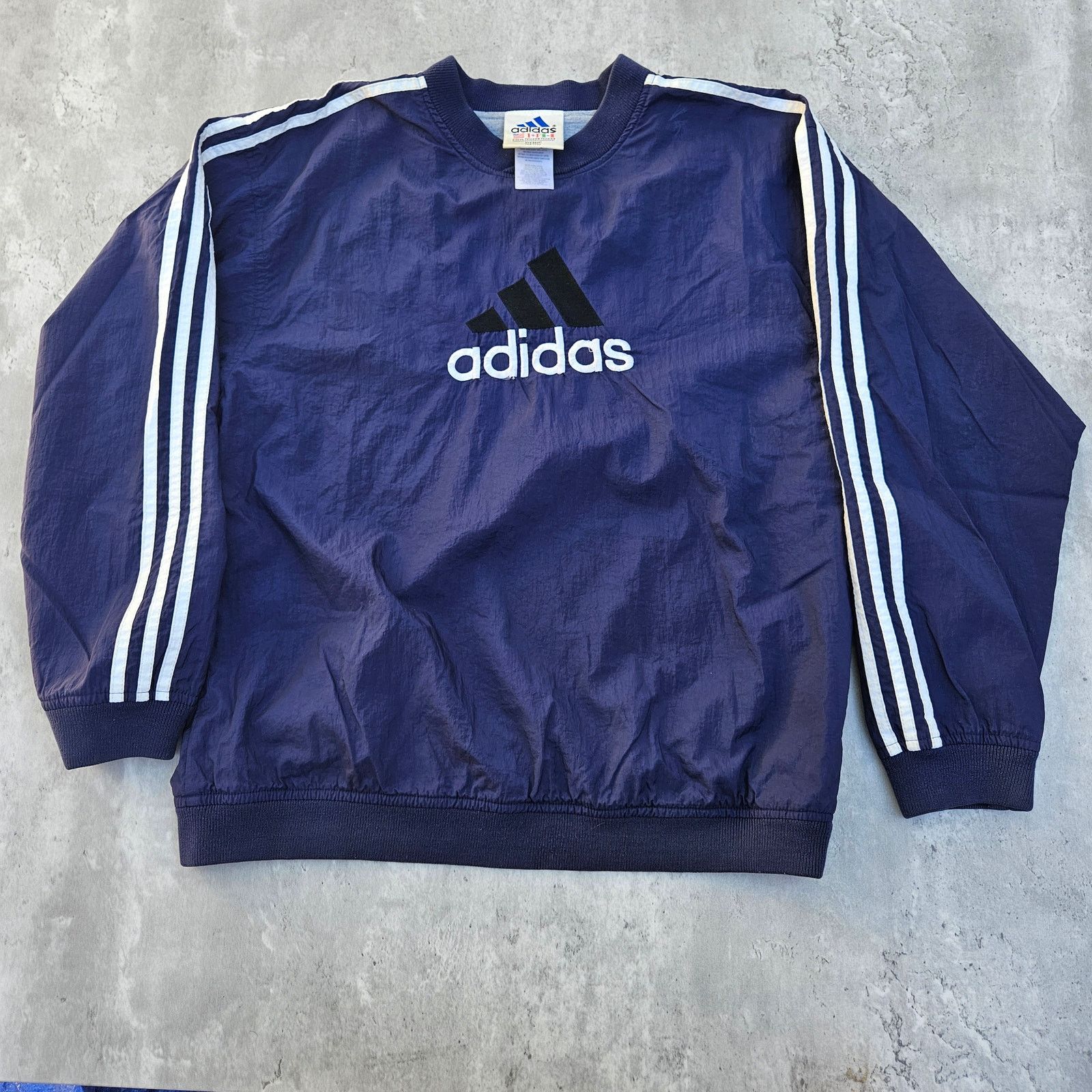 Adidas Vintage 98-2000 Adidas Pullover Sweatshirt. Size XL Blue Size XL / US 12-14 / IT 48-50 - 1 Thumbnail