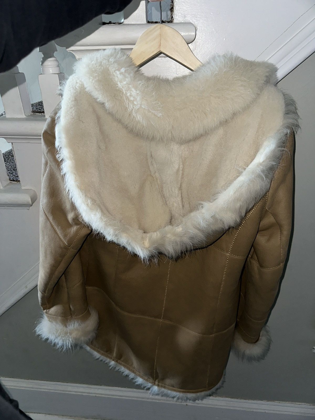 Other Hide Society HISO Shearling Jacket – Tan/Cream Size L / US 10 / IT 46 - 2 Thumbnail
