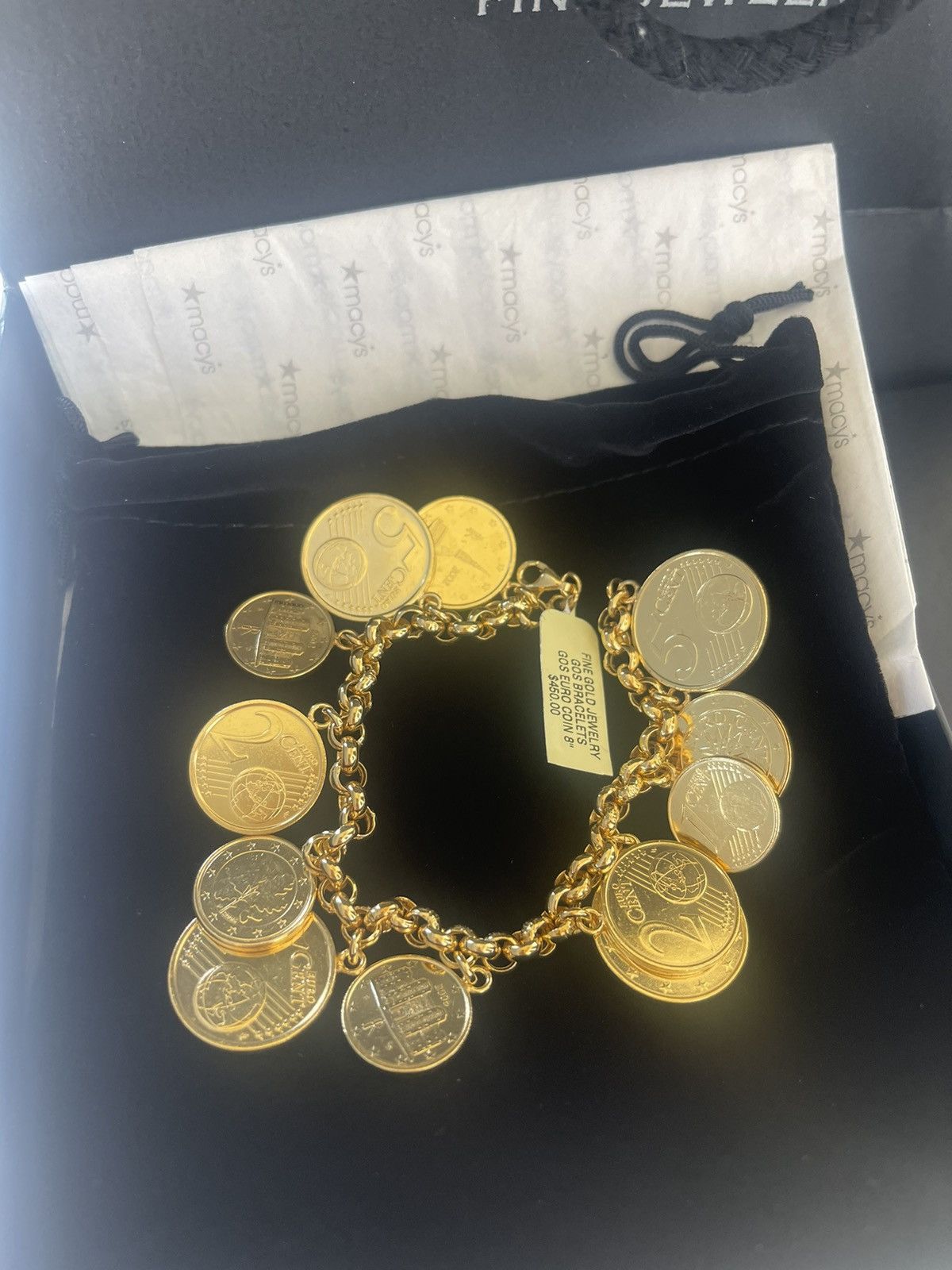 Vintage R.H. Macy & Co coin bracelet Size ONE SIZE - 4 Thumbnail