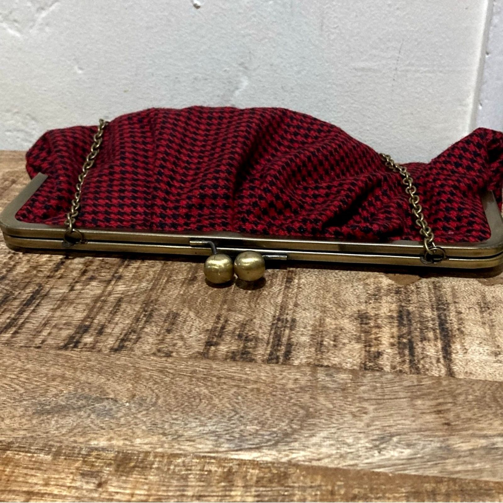 Vintage Vintage Wool Blend Crossbody/Shoulder Bag, Chain Strap Size ONE SIZE - 8 Thumbnail