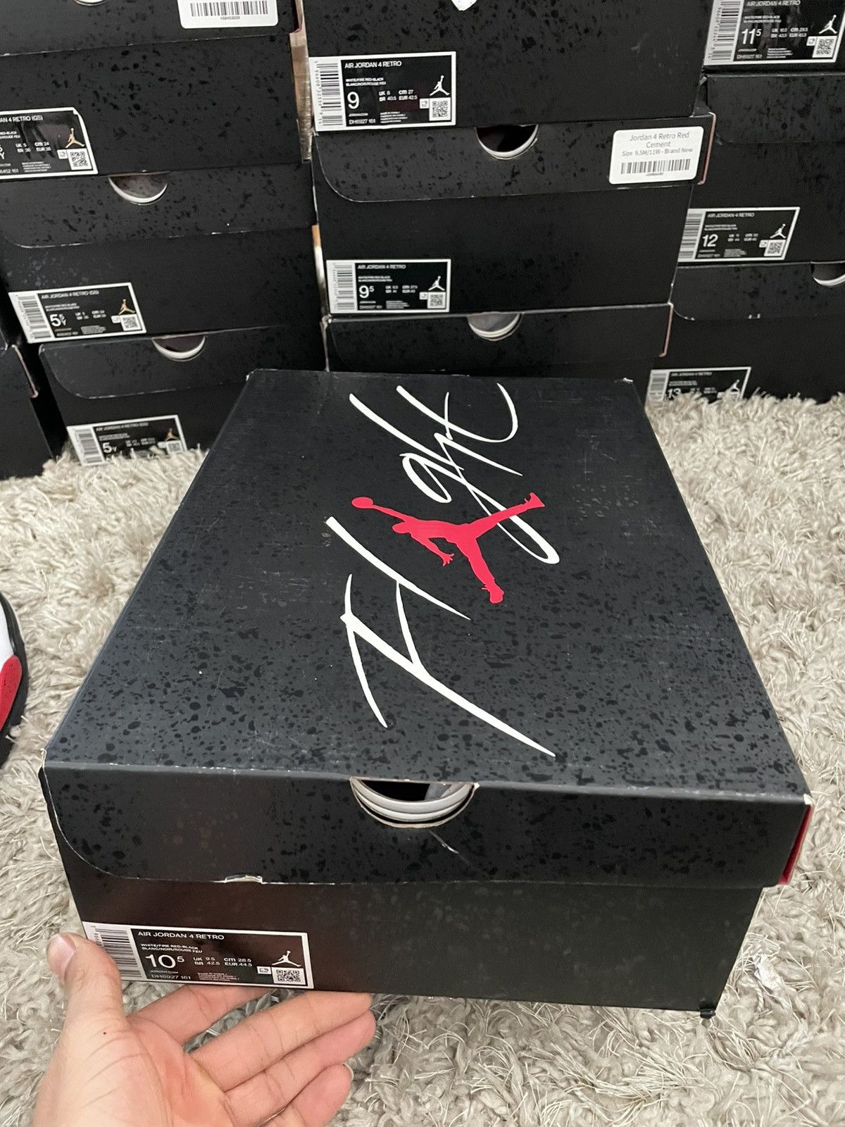 Jordan Brand Jordan 4 Red Cement Size US 10.5 / EU 43-44 - 10 Thumbnail