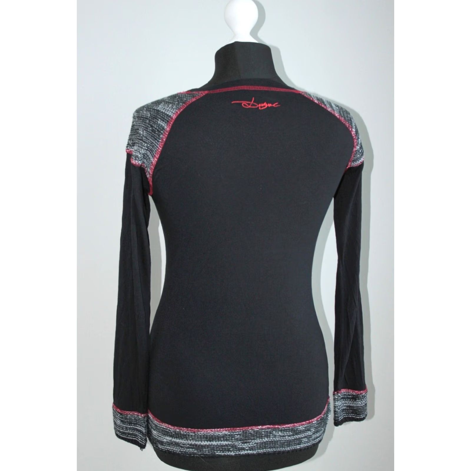 Desigual Desigual Jumper Tunic Black S Womens винтаж Size S / US 4 / IT 40 - 4 Thumbnail