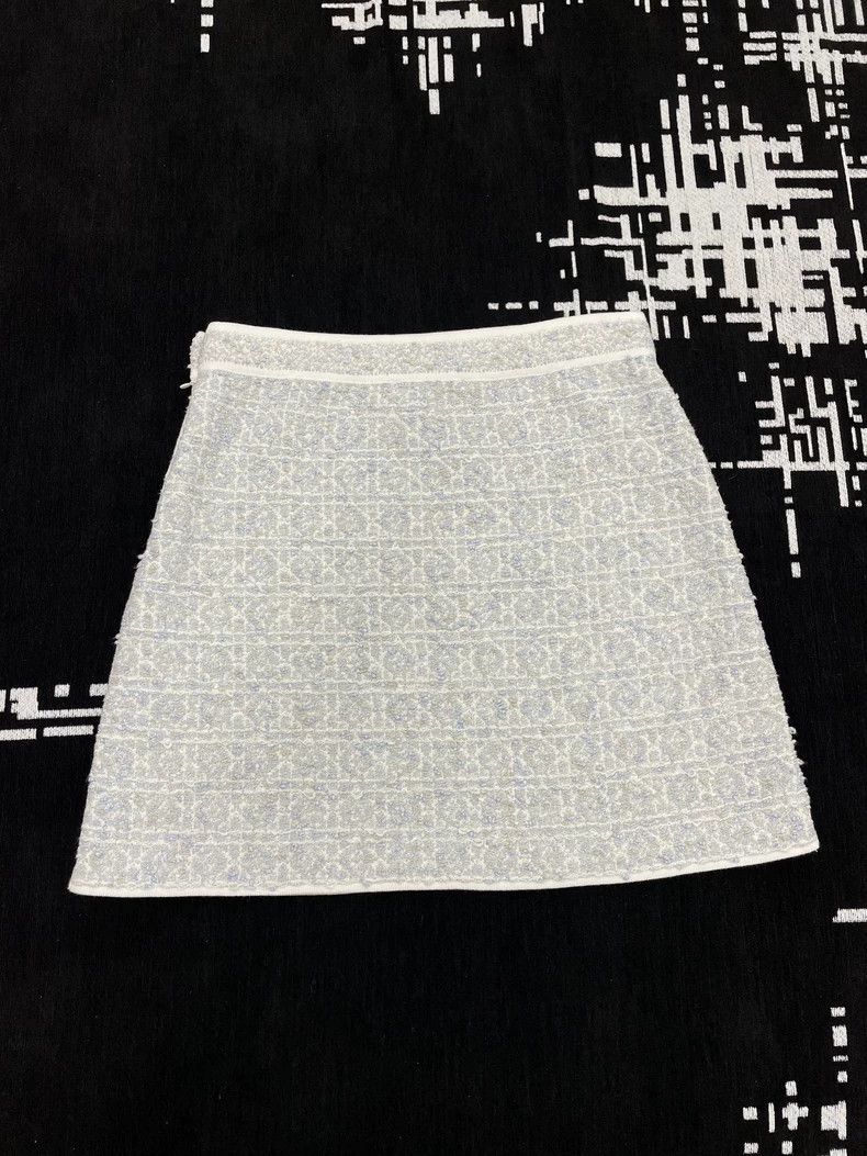 Dior Dior Blue tweed skirt Size 26" / US 2 / IT 38 - 3 Thumbnail