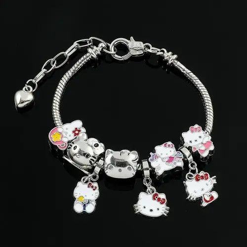 Jewelry × Vintage Kitty Charms Bracelet Size ONE SIZE - 1 Thumbnail
