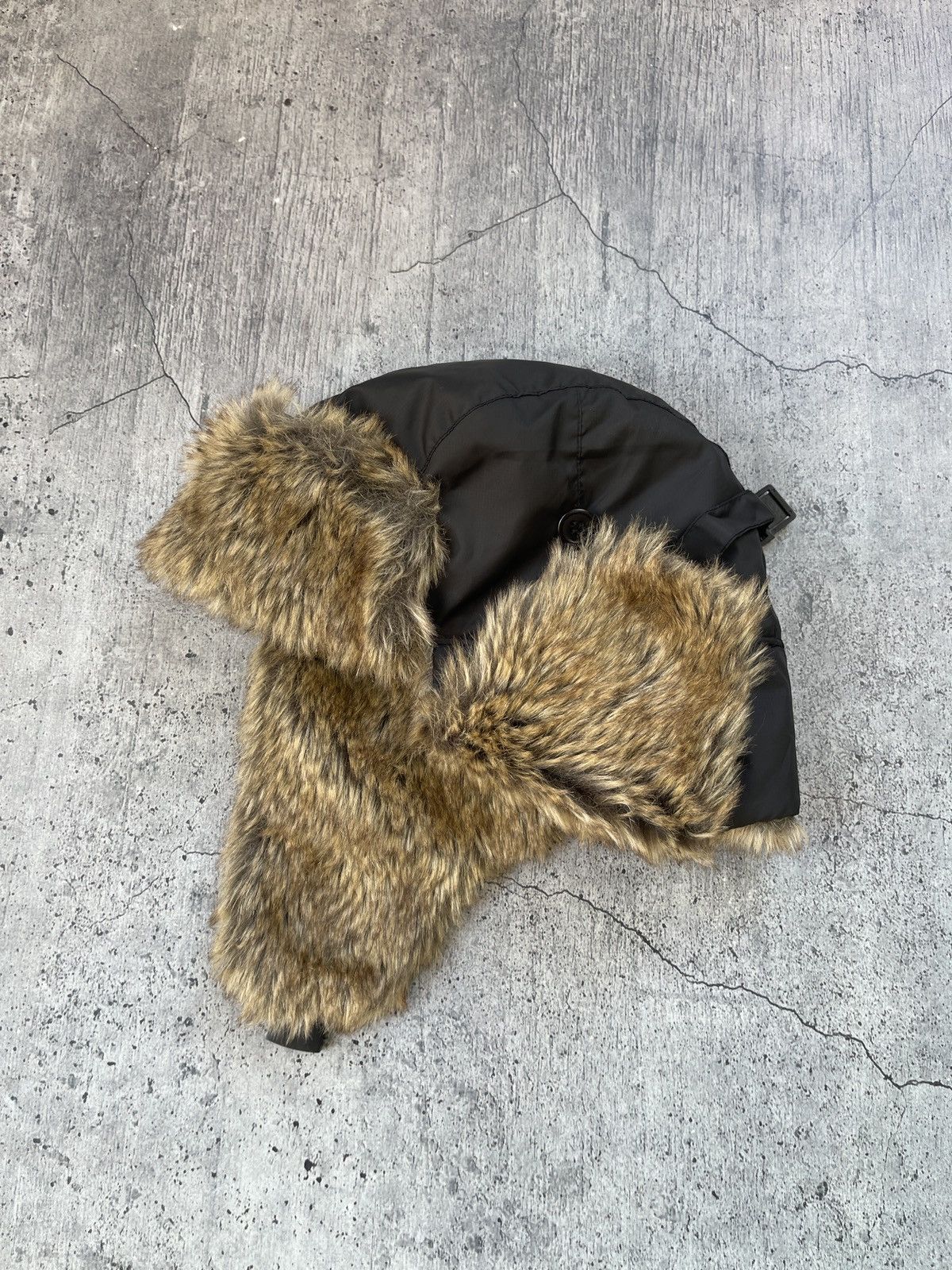 If Six Was Nine × Japanese Brand Fur avant garde japanese ushanka trapper hat alt y2k l.g.b. Size ONE SIZE - 2 Thumbnail