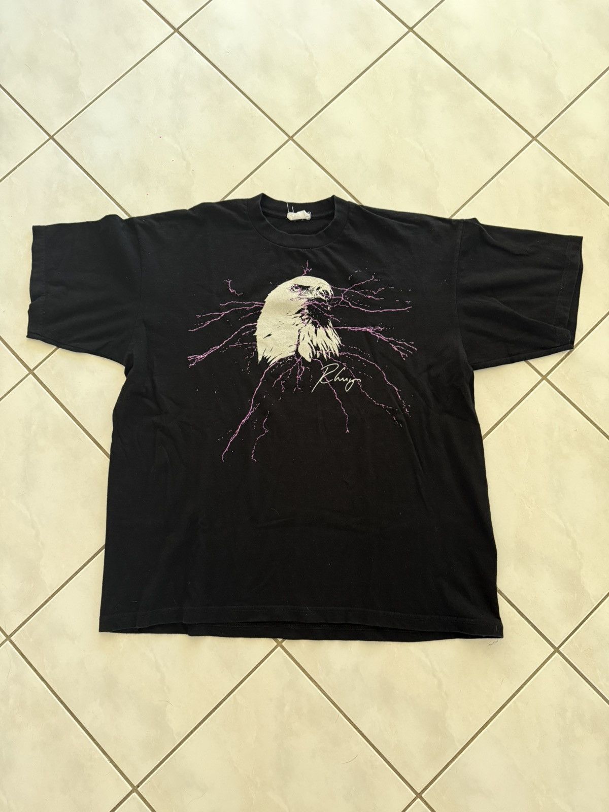 Rhude Rhuigi Eagle Lightning Tee XL Size US XL / EU 56 / 4 - 1 Thumbnail