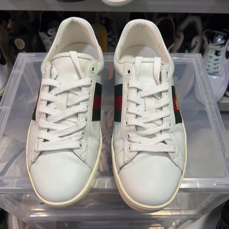 Gucci Gucci Ace Leather Fashion Sneakers -2508 Size US 7.5 / EU 40-41 - 2 Thumbnail