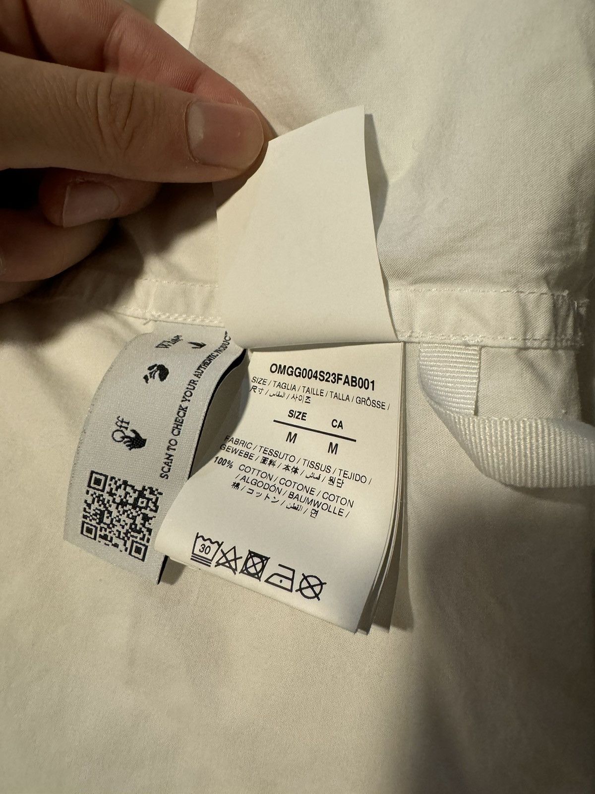 Off-White Off White Button Up Size US M / EU 48-50 / 2 - 6 Thumbnail