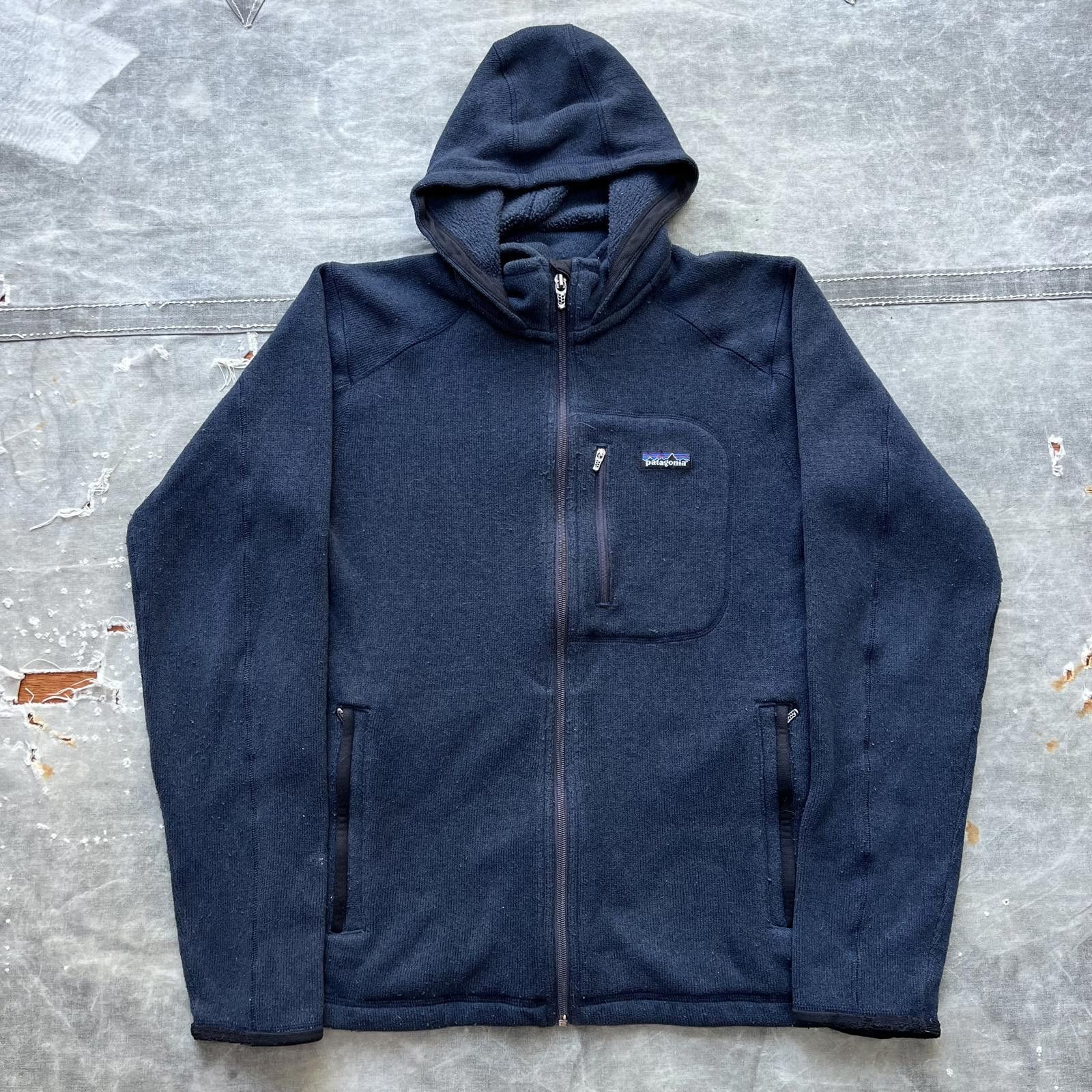 Patagonia Men’s M Better Sweater Navy Blue Hoody Hoodie