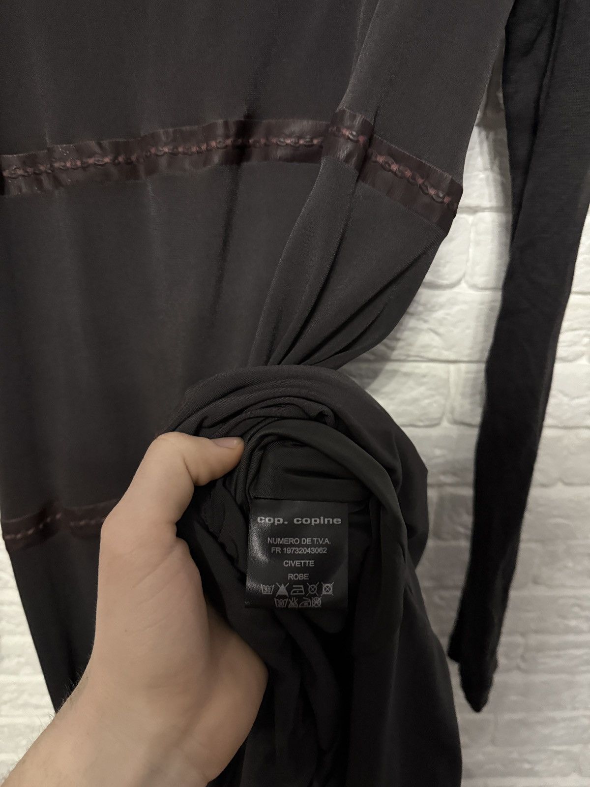 Cop Copine Cop Copine Civette Mesh Avant Garde Long Dress Bubble Hem Size L / US 10 / IT 46 - 5 Thumbnail
