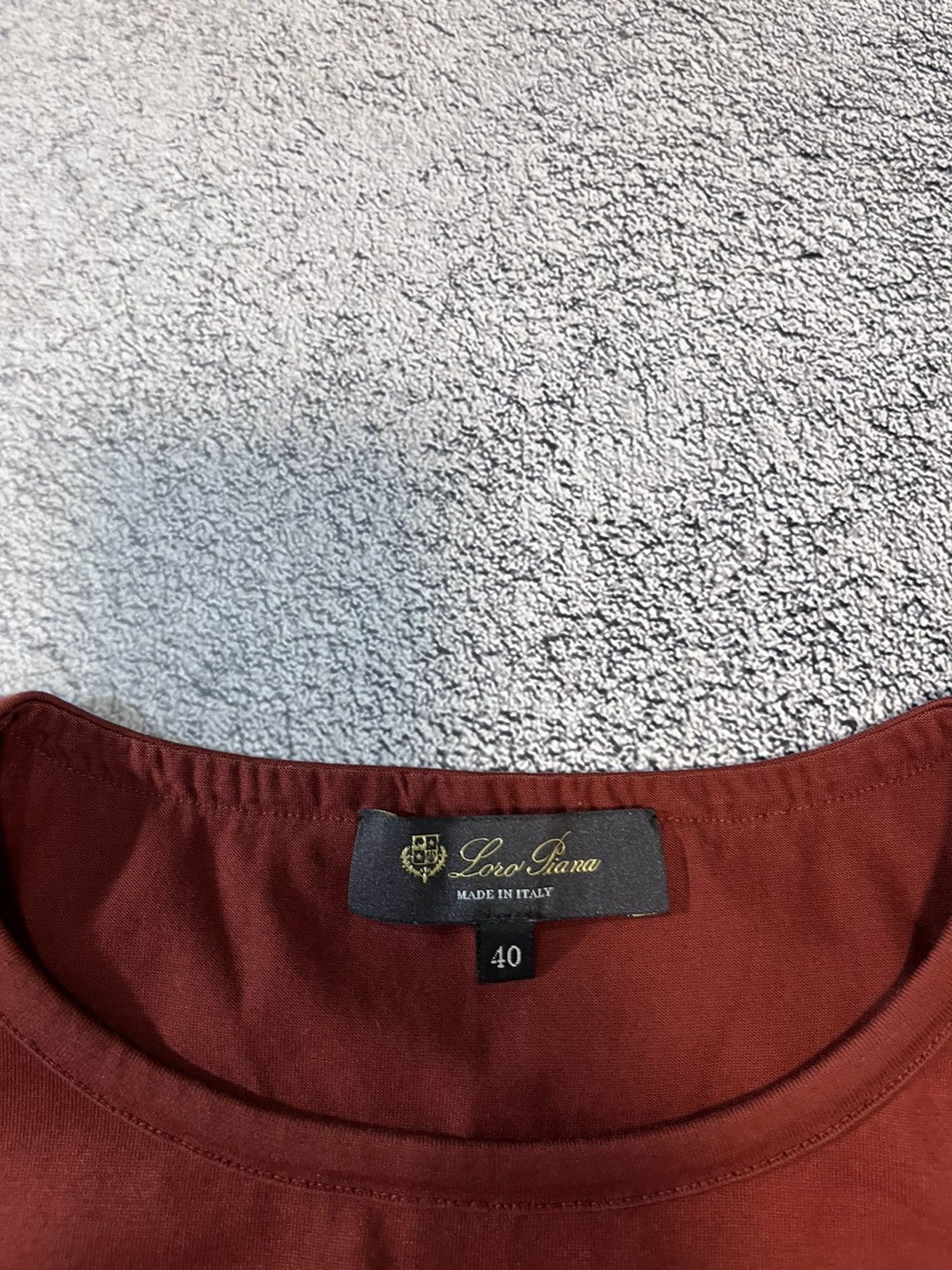 Loro Piana Loro Piana 2 Women T- Shirt Burnt Orange Cotton Knit Size 40 Size S / US 4 / IT 40 - 21 Thumbnail