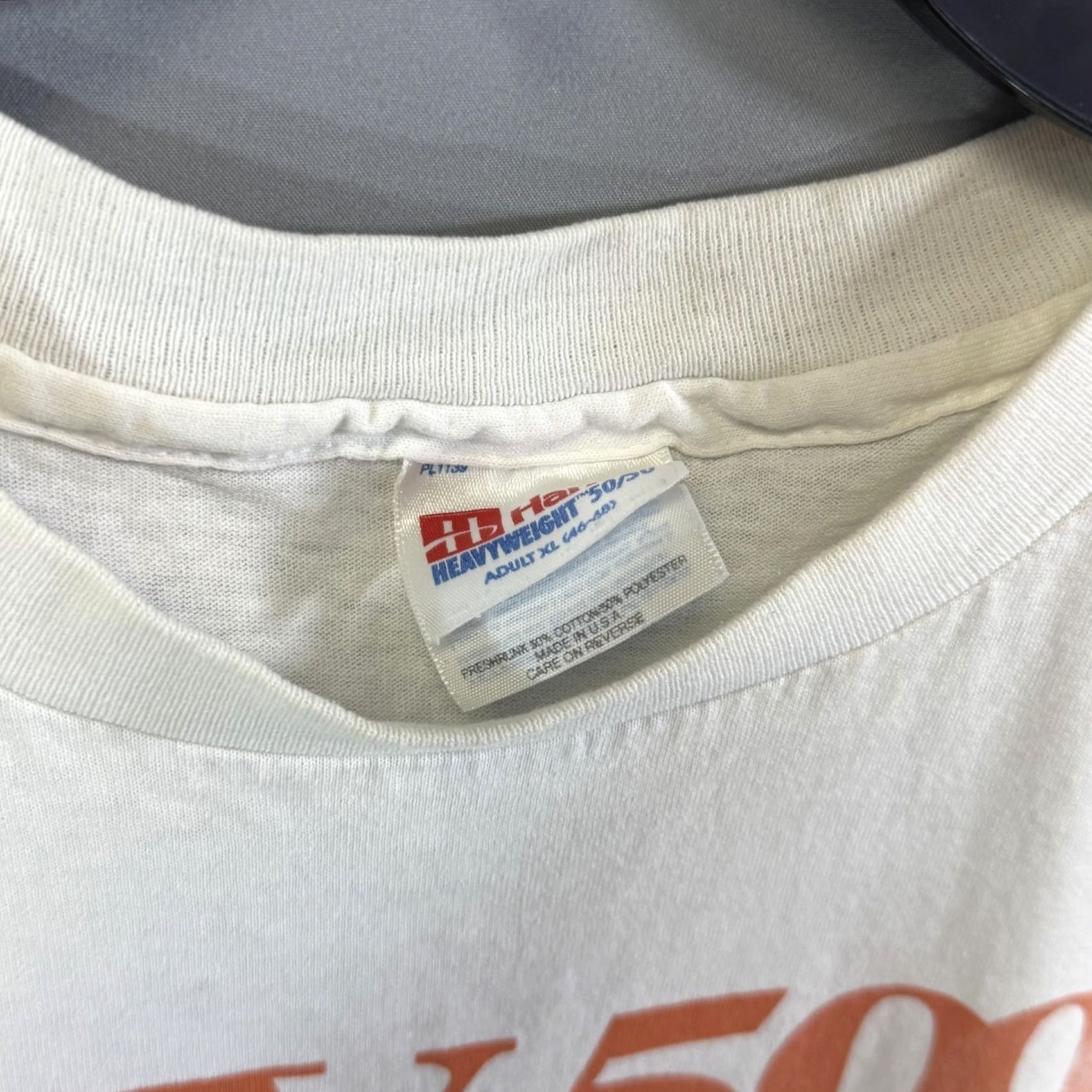 Hanes VINTAGE Hanes CV 5000 Shirt Mens XL White Graphic Print Back Domino's Del Mar & Carmel Valley Promo 90s Size US XL / EU 56 / 4 - 4 Thumbnail