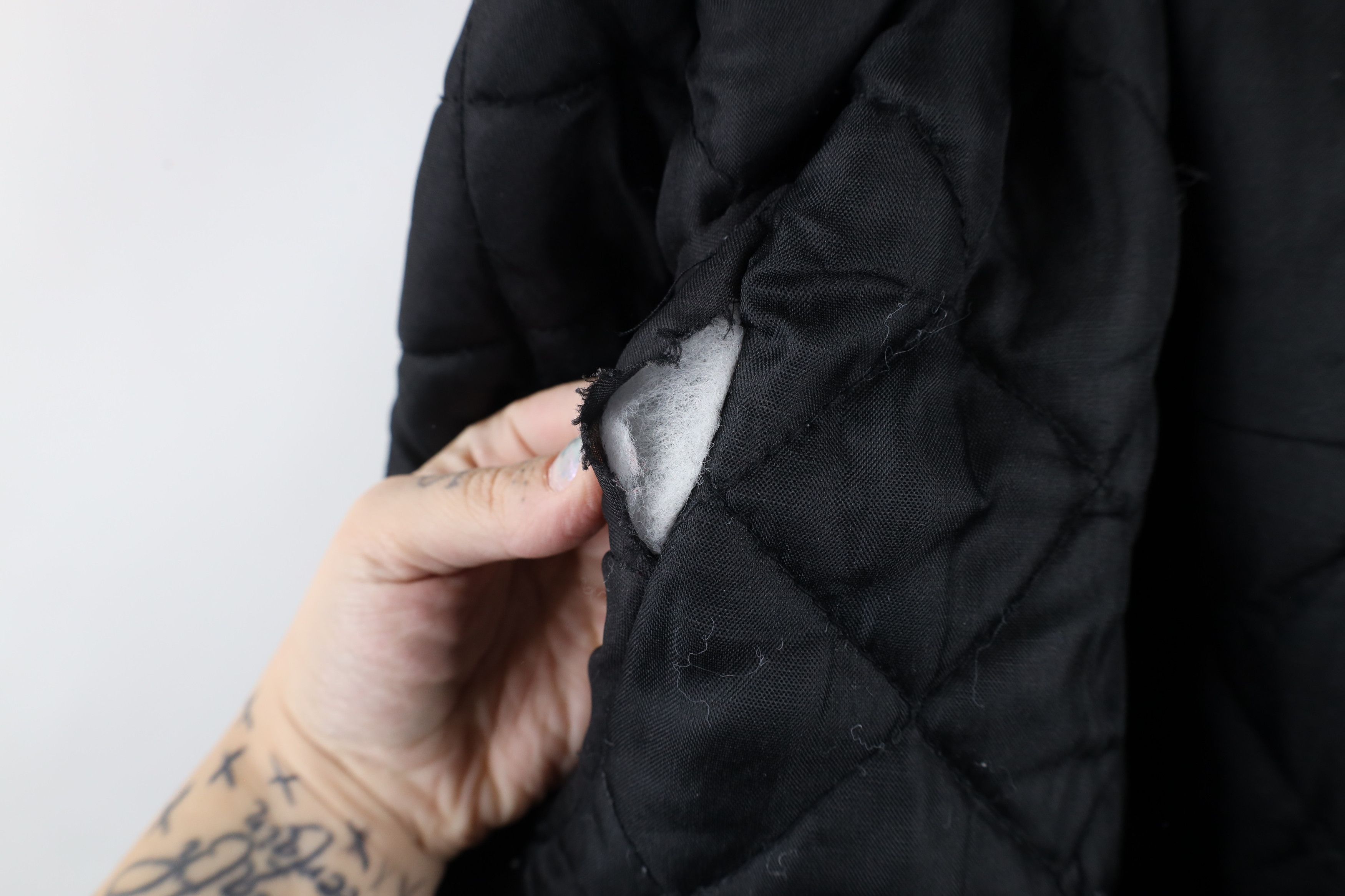 Vintage Vintage 90s Streetwear Quilted Hoodie Sweatshirt Jacket Size US XXL / EU 58 / 5 - 14 Thumbnail