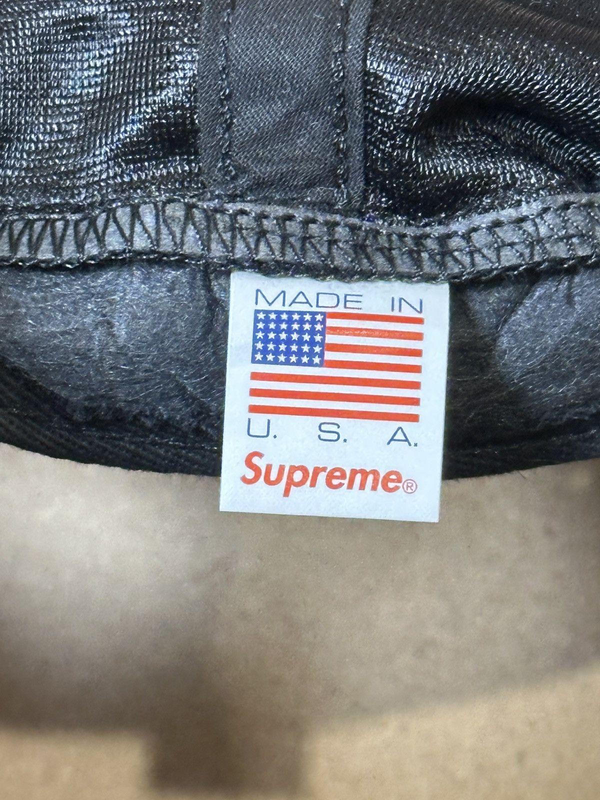 Supreme Supreme Zig Zag 6-Panel cap in black. Size ONE SIZE - 11 Thumbnail