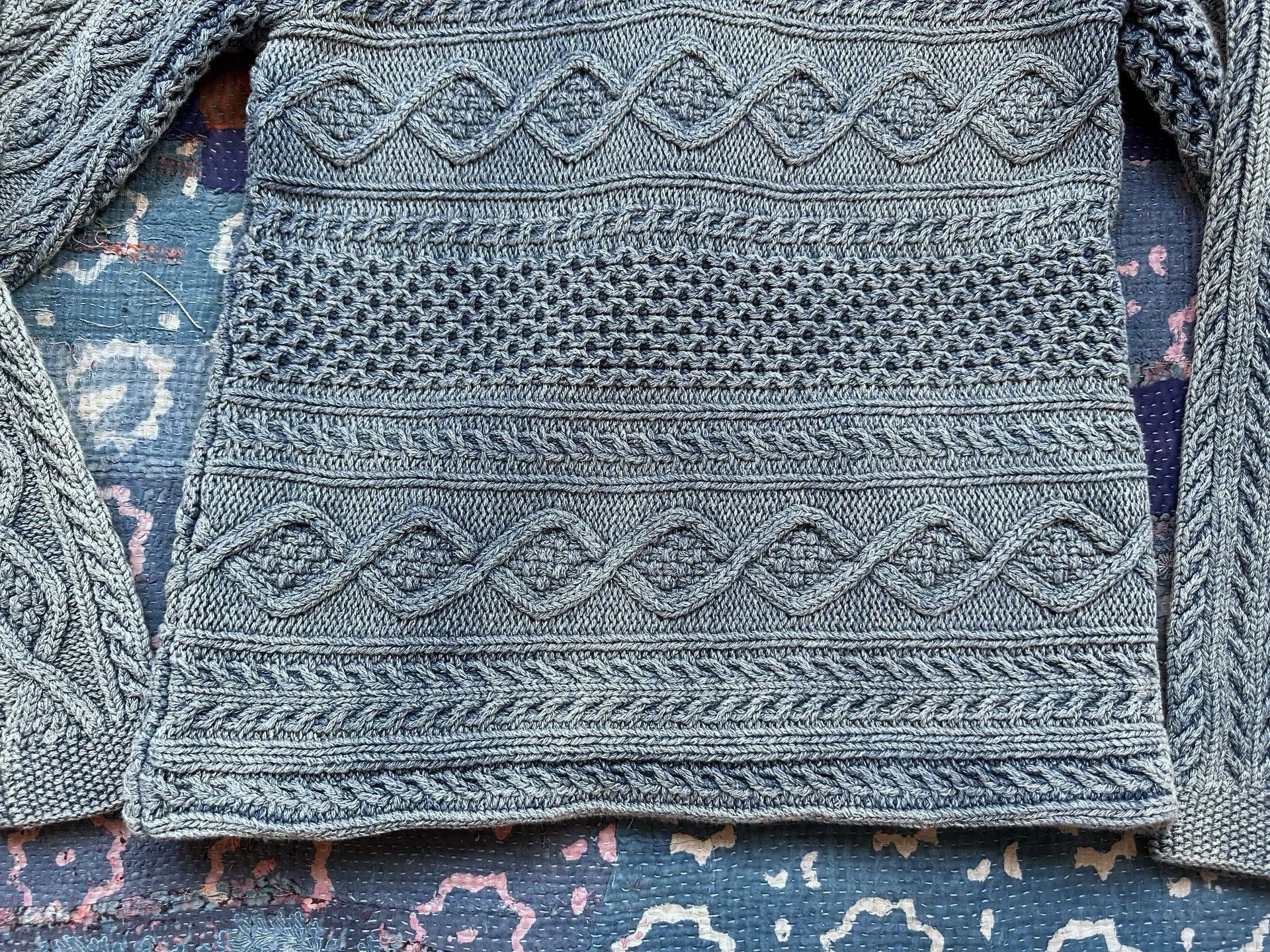 RRL Ralph Lauren RRL Vintage Indigo Knit Sweater M Like New Size US M / EU 48-50 / 2 - 7 Thumbnail
