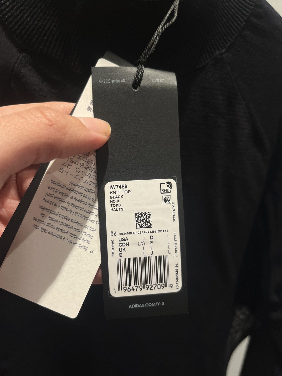 Adidas × Y-3 × Yohji Yamamoto Adidas Y-3 Knit Top Size L / US 10 / IT 46 - 8 Thumbnail