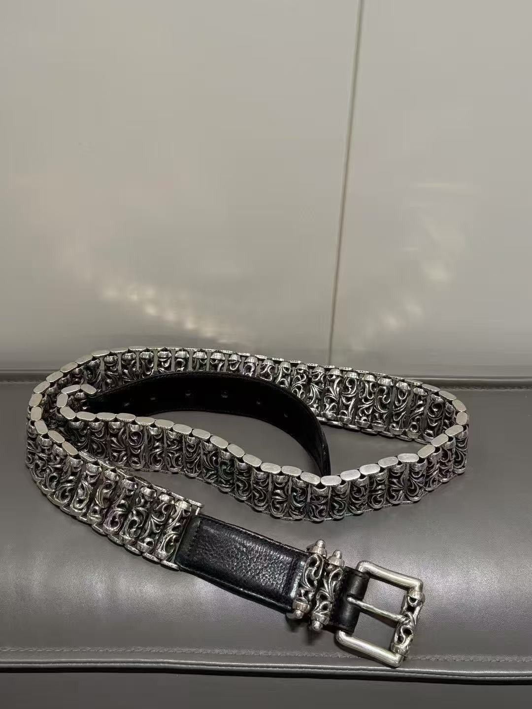 Chrome Hearts CHROME HEARTS NEW CROCODILE CROC ROLLER BELT 32 33