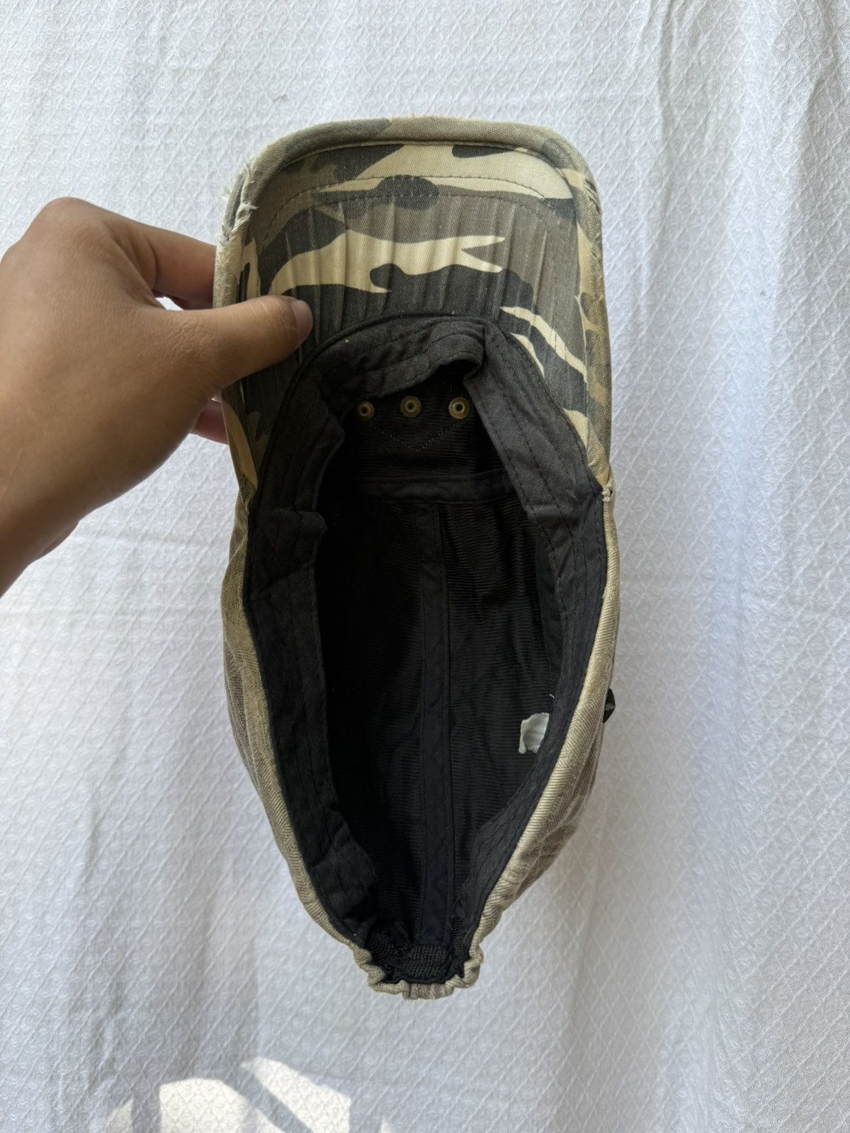 Hysteric Glamour Distressed camo style studs hats Size ONE SIZE - 7 Thumbnail