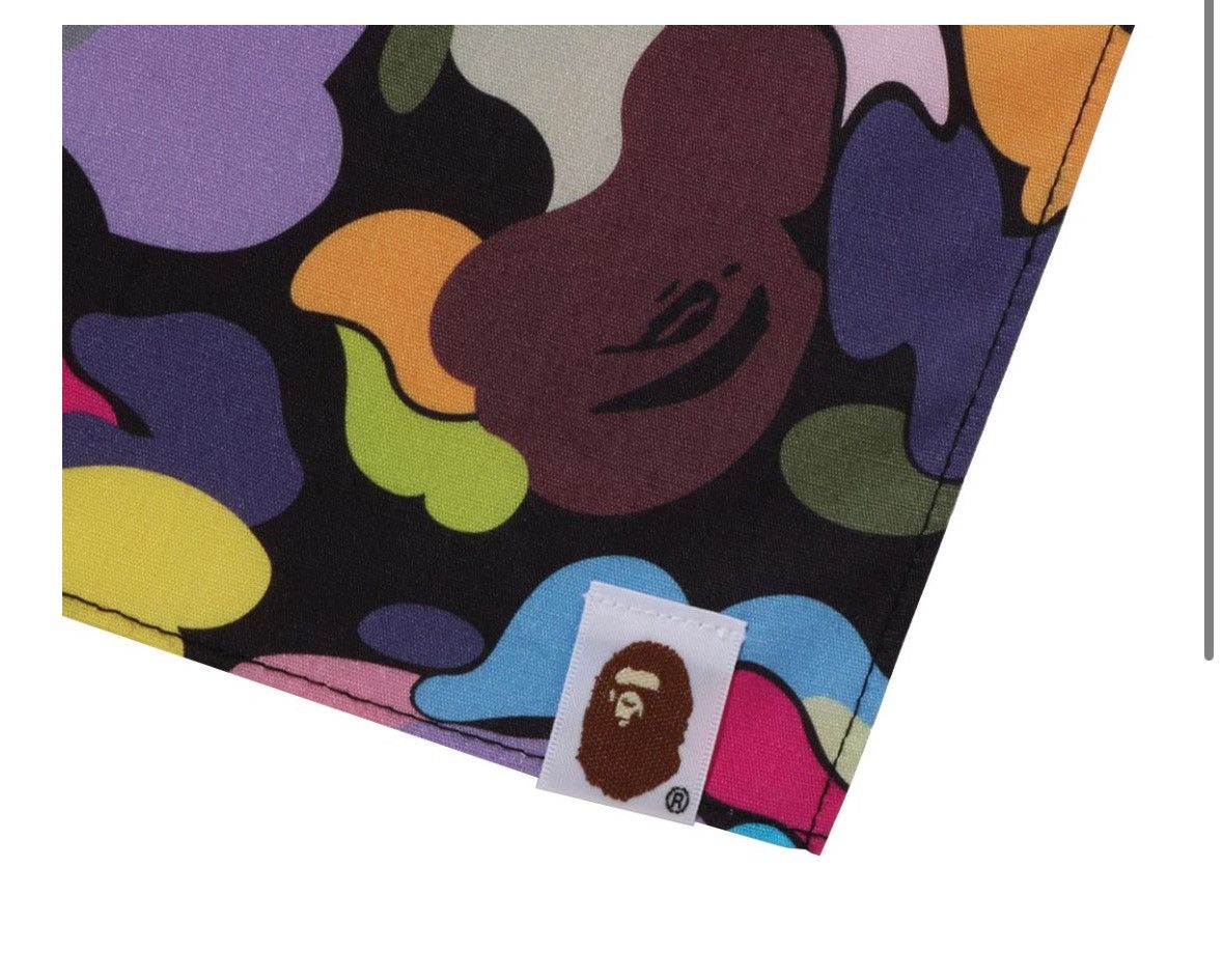 Bape A BATHING APE MULTI CAMO NYC LOGO BANDANA Size ONE SIZE - 6 Thumbnail