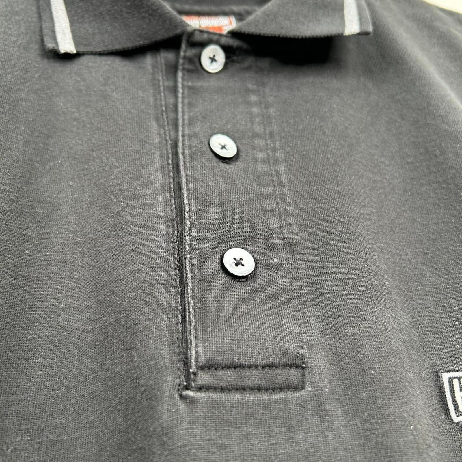 Harley Davidson Vintage 90’s Harley Davidson Black Polo Shirt Size X-Large Size US XL / EU 56 / 4 - 5 Thumbnail
