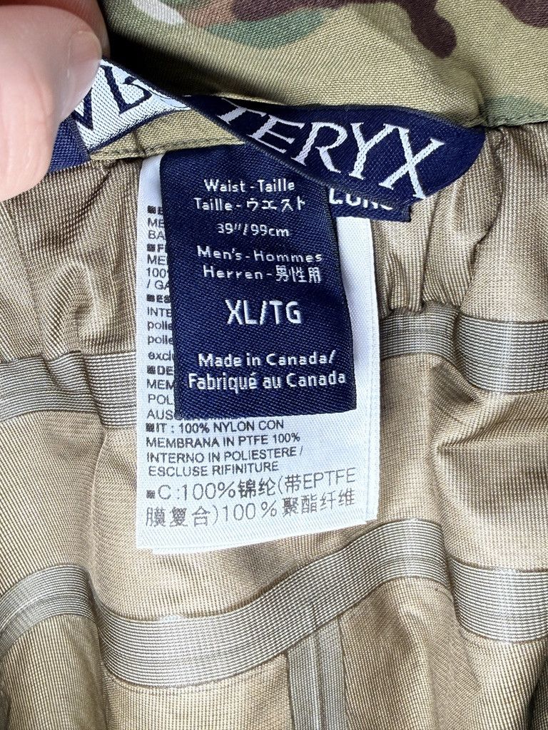 Arc'teryx ARCTERYX LEAF Alpha Gen 2 Multicam Gore Tex Pro Bib Pant Size US 39 - 14 Thumbnail