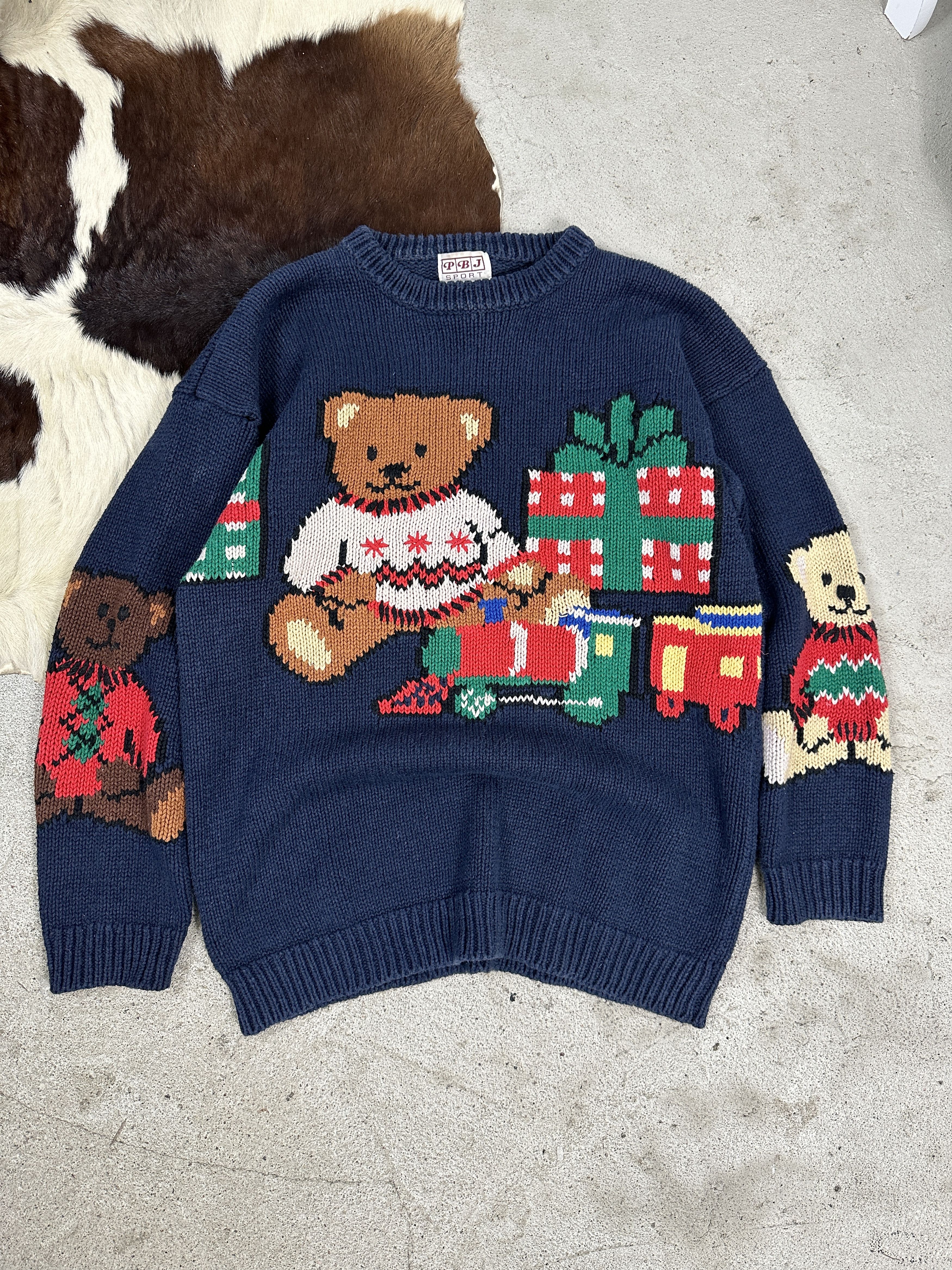 Vintage Sweater Sweet Bears Vintage Size US M / EU 48-50 / 2 - 1 Thumbnail