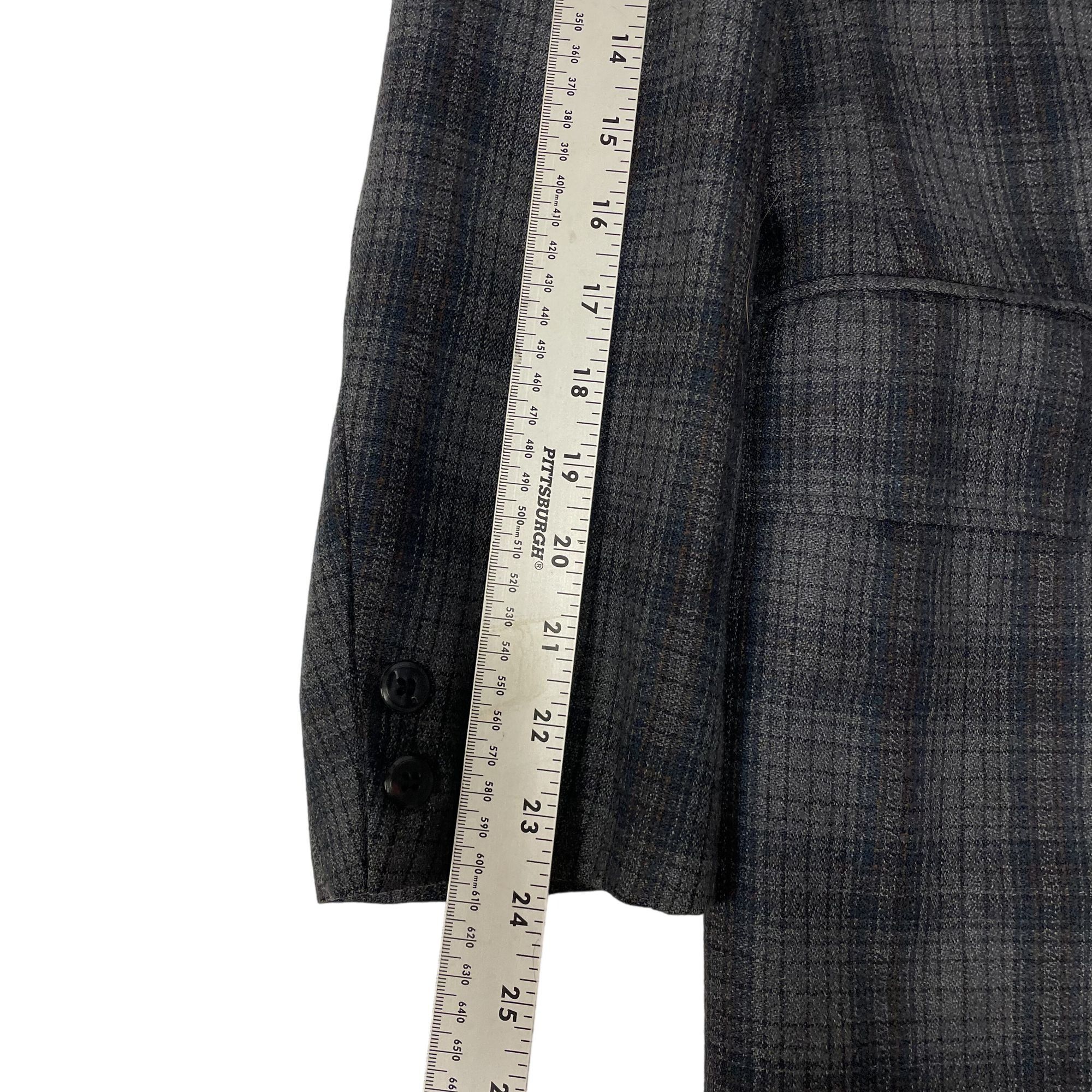 Other Vtg Hamilton House Gray Plaid Sport Coat MOD Disco Jacket Size 40R - 8 Thumbnail