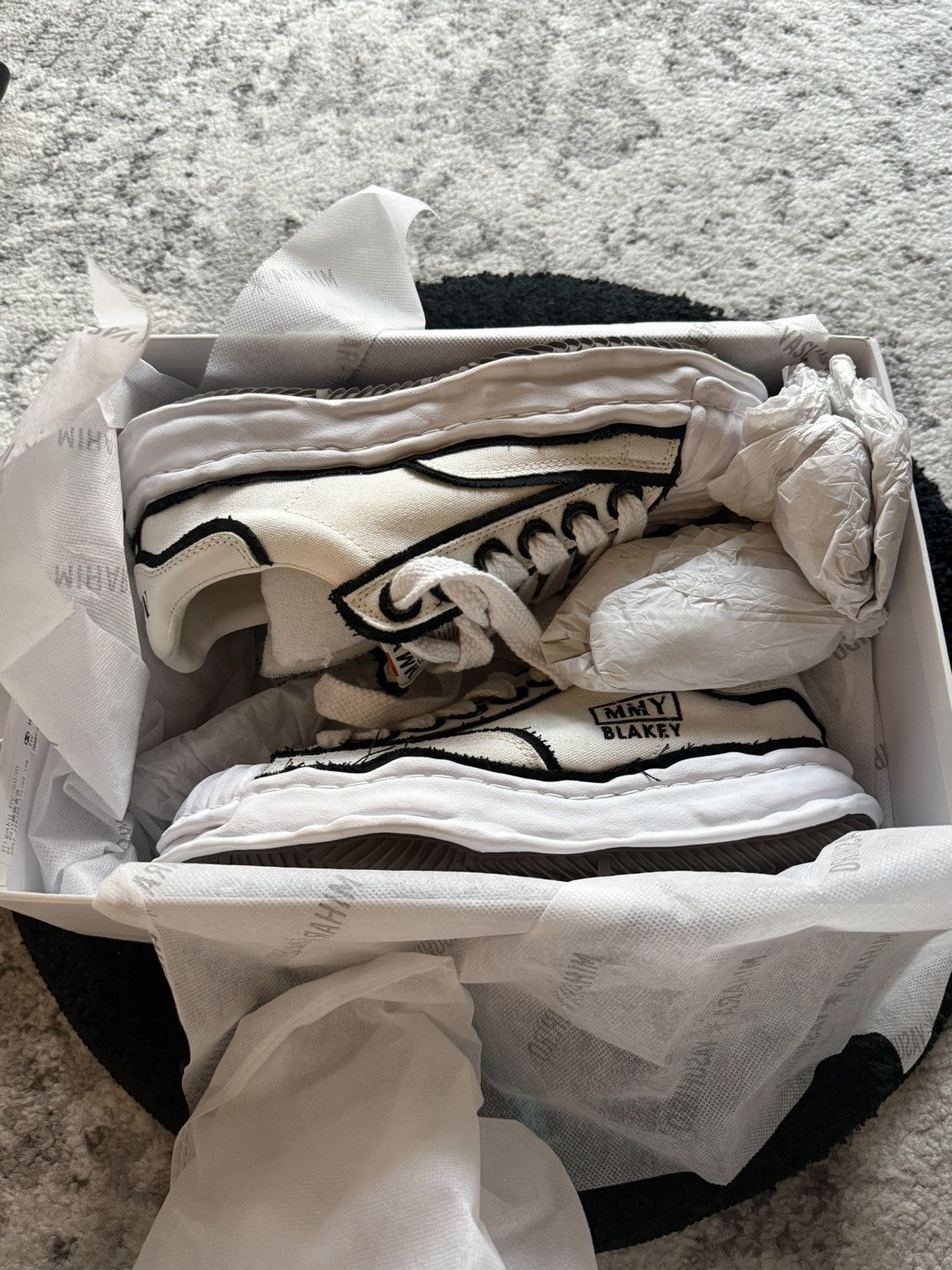 Maison MIHARA YASUHIRO Maison MIHARA YASUHIRO Blakey Low OG Overhanging Sneakers Size US 8 / EU 41 - 6 Thumbnail