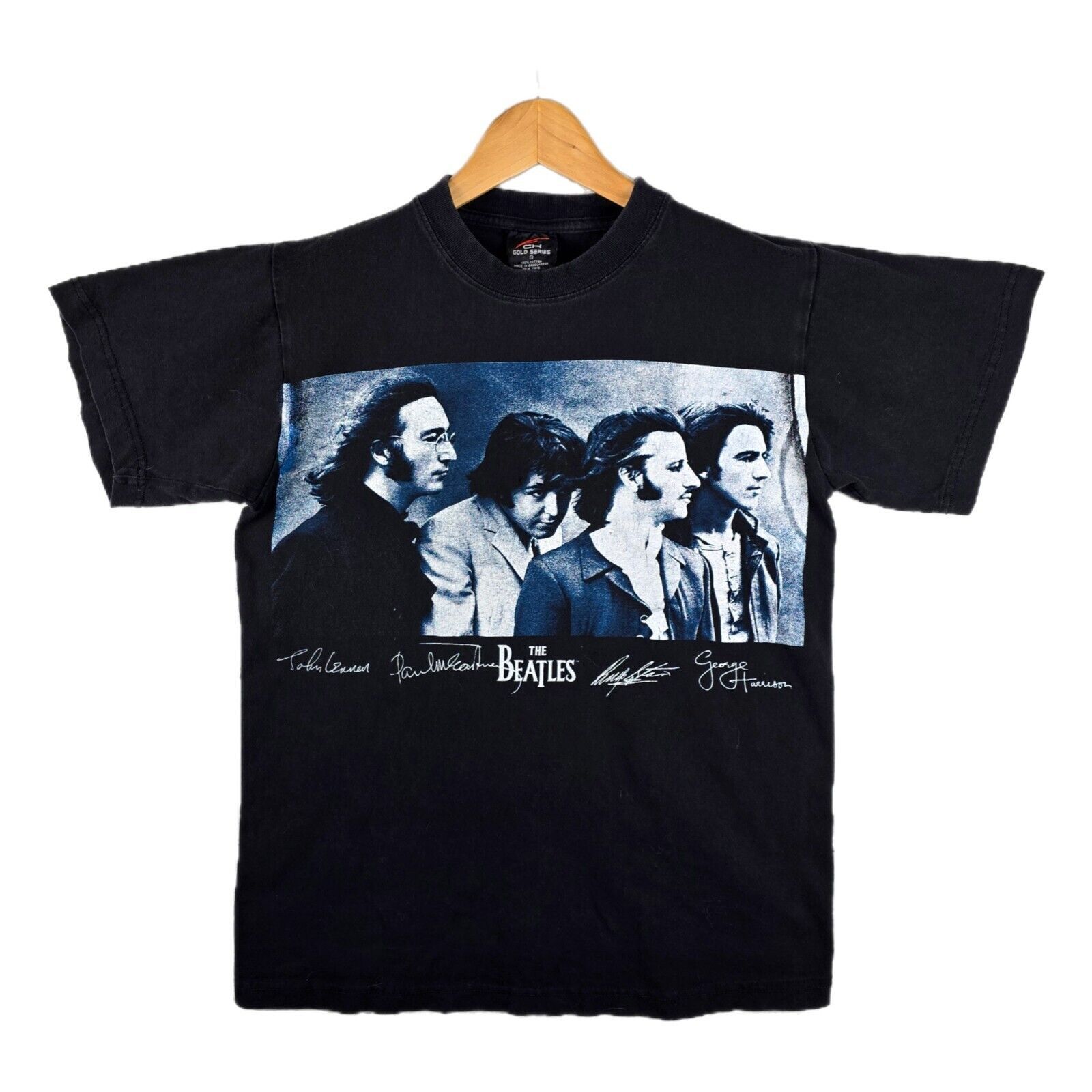 Other Vintage The Beatles Shirt Small Gold Series Band Tee Y2K Size US S / EU 44-46 / 1 - 1 Thumbnail
