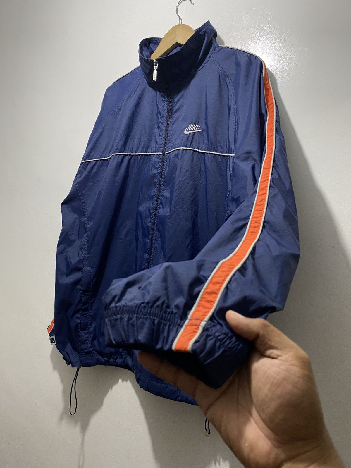 Nike VINTAGE y2k NIKE TRACK ZIP-UP NYLON JACKET Size US L / EU 52-54 / 3 - 5 Thumbnail