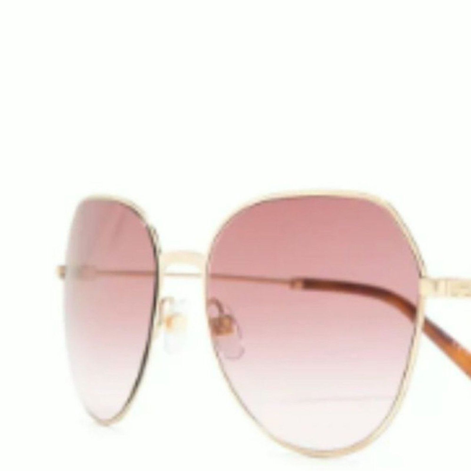 Givenchy Givenchy 60mm Gradient Sunglasses Gold Pink Size ONE SIZE - 3 Thumbnail