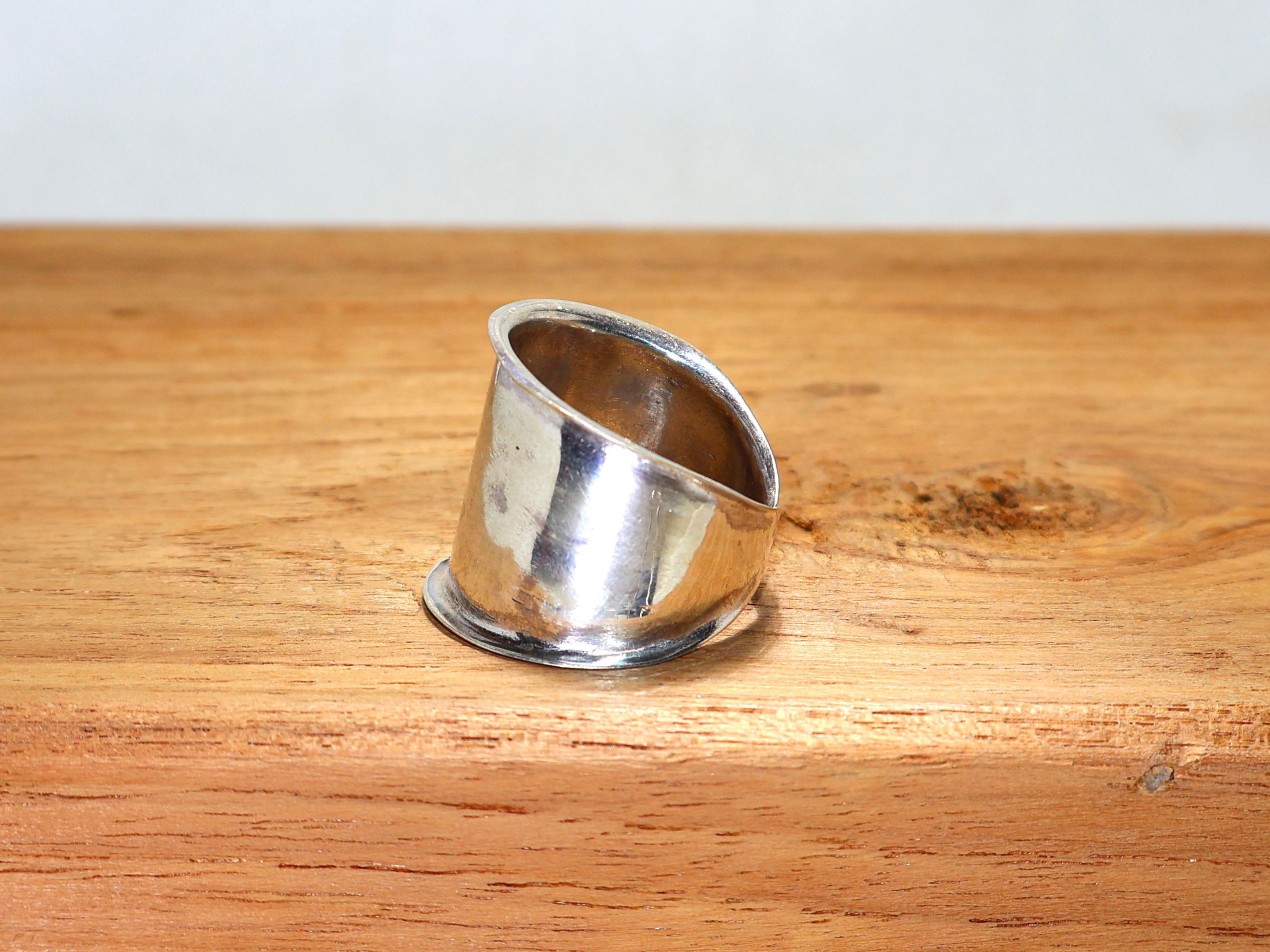 Handmade Wide Band Rings, Sterling Silver Ring, Handmade Ring, Plain Size ONE SIZE - 5 Thumbnail
