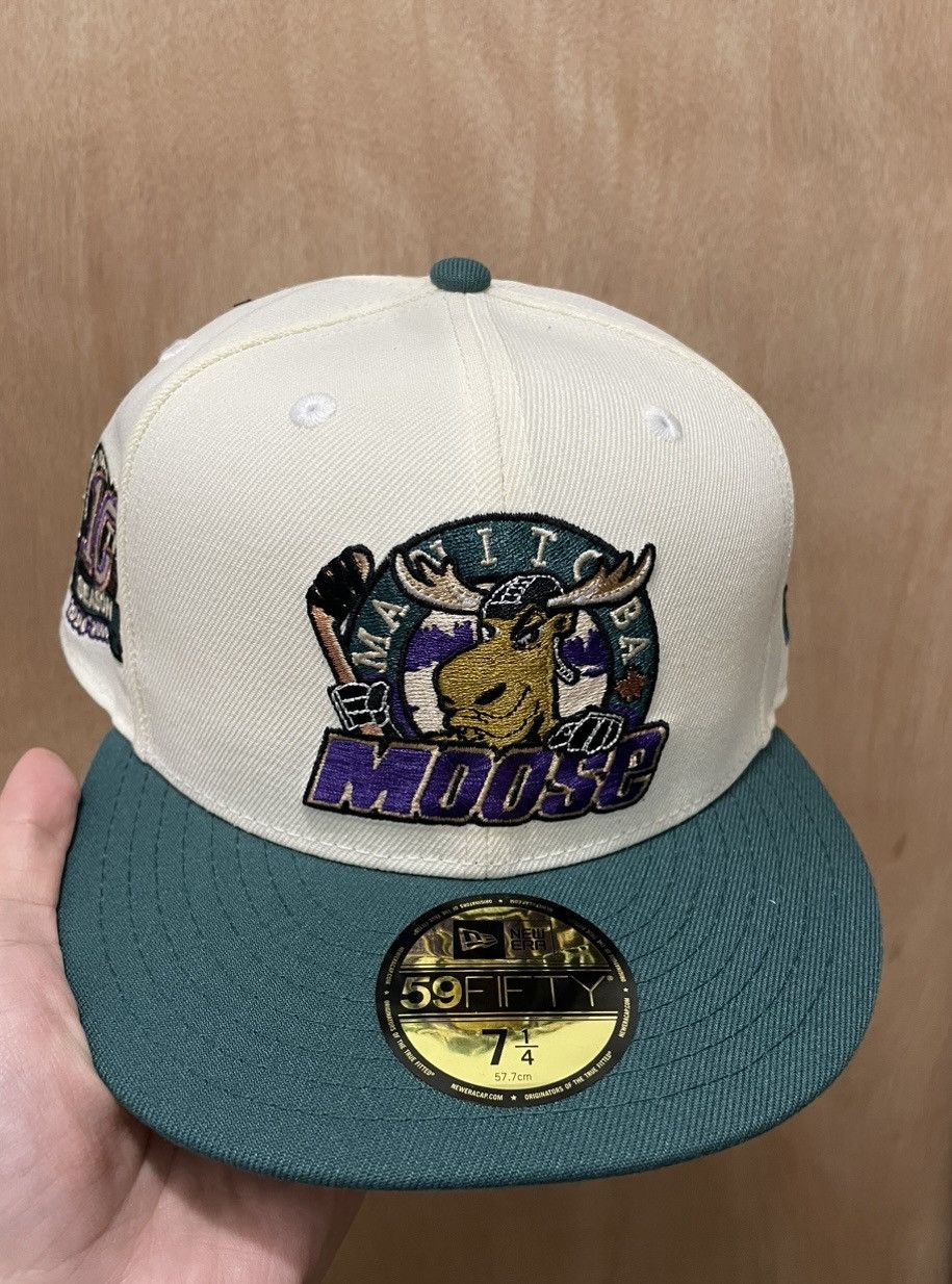 New Era Topperz manitoba moose 10th season patch size 7 1/4 new Size ONE SIZE - 1 Thumbnail