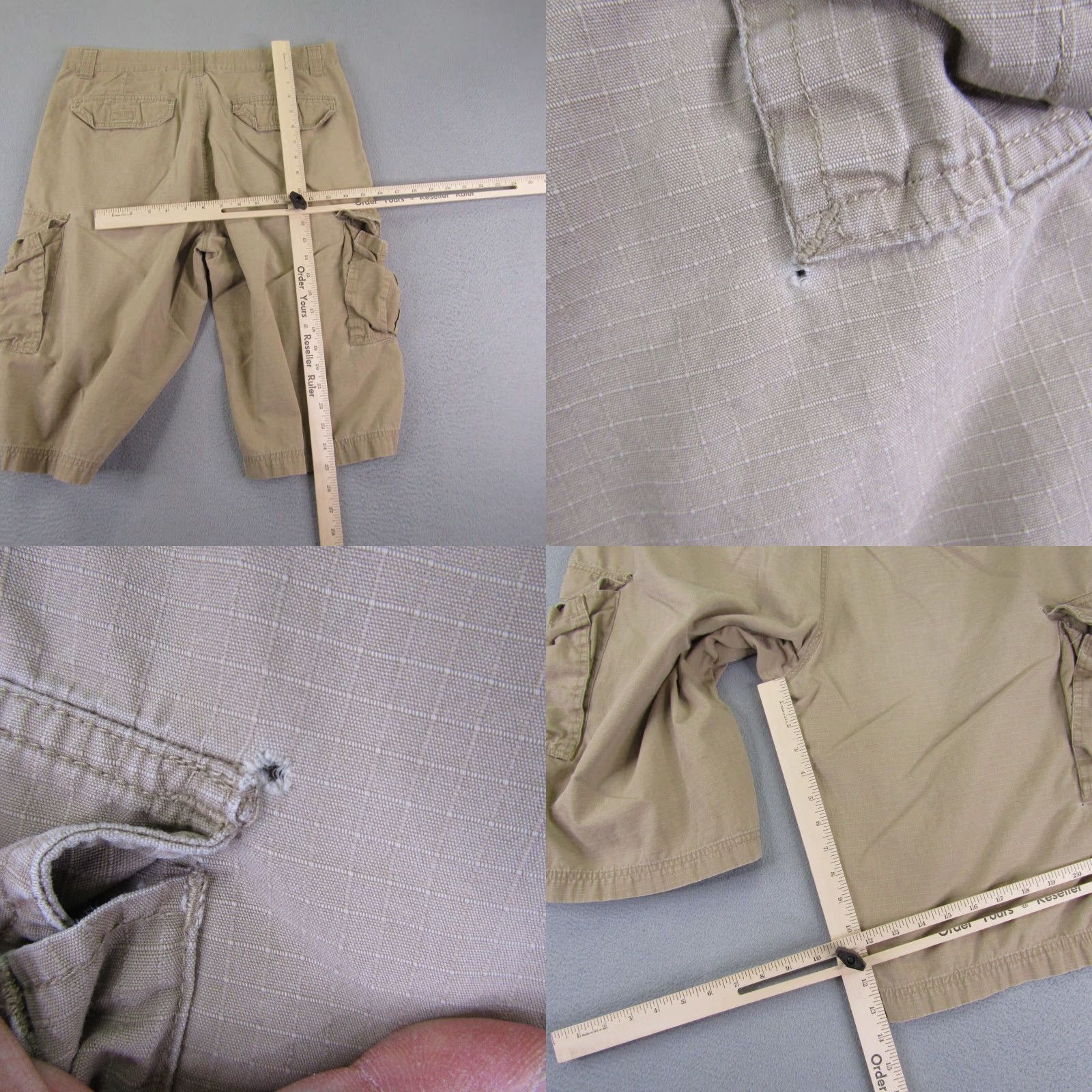 Avirex Avirex Shorts Mens 34 Khaki Beige Tan Ripstop Cargo Utility Outdoors Casual Size US 34 / EU 50 - 8 Thumbnail