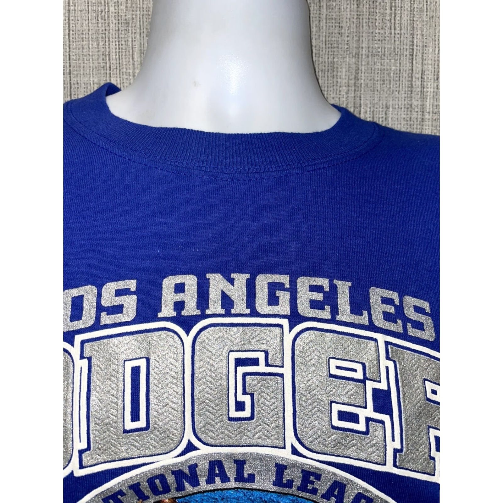 Vintage NWT CSA LA Dodgers Graphic Shirt Mens L 100% Cotton Dark Blue T-Shirt Blue Cotton Men L Size US L / EU 52-54 / 3 - 2 Thumbnail