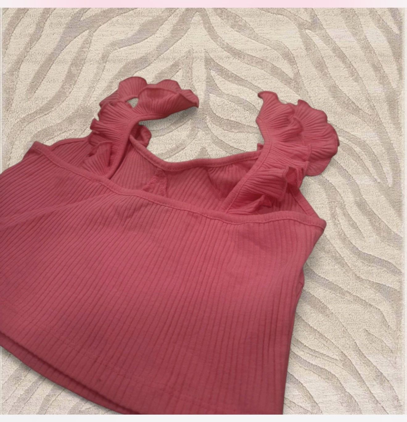 Other Pink ruffle crop tank Size S / US 4 / IT 40 - 3 Thumbnail