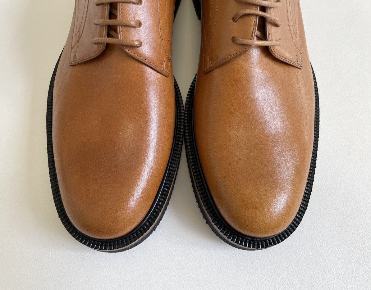 Dries Van Noten S/S 20 Tan Leather Derby Shoes Size US 9 / EU 42 - 6 Thumbnail