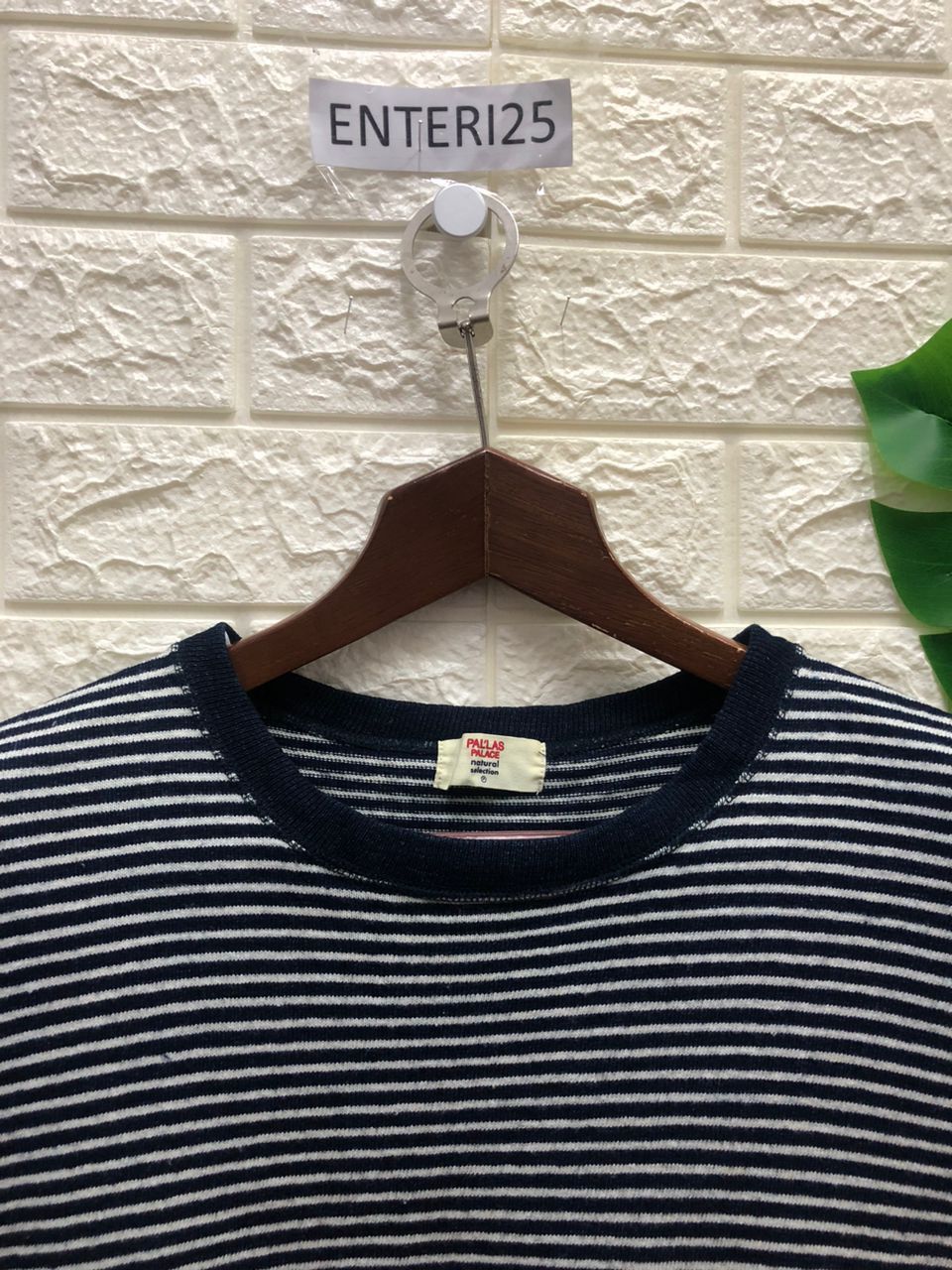 Designer vintage PALAS PALACE Striped black white made in japan Size US M / EU 48-50 / 2 - 8 Thumbnail